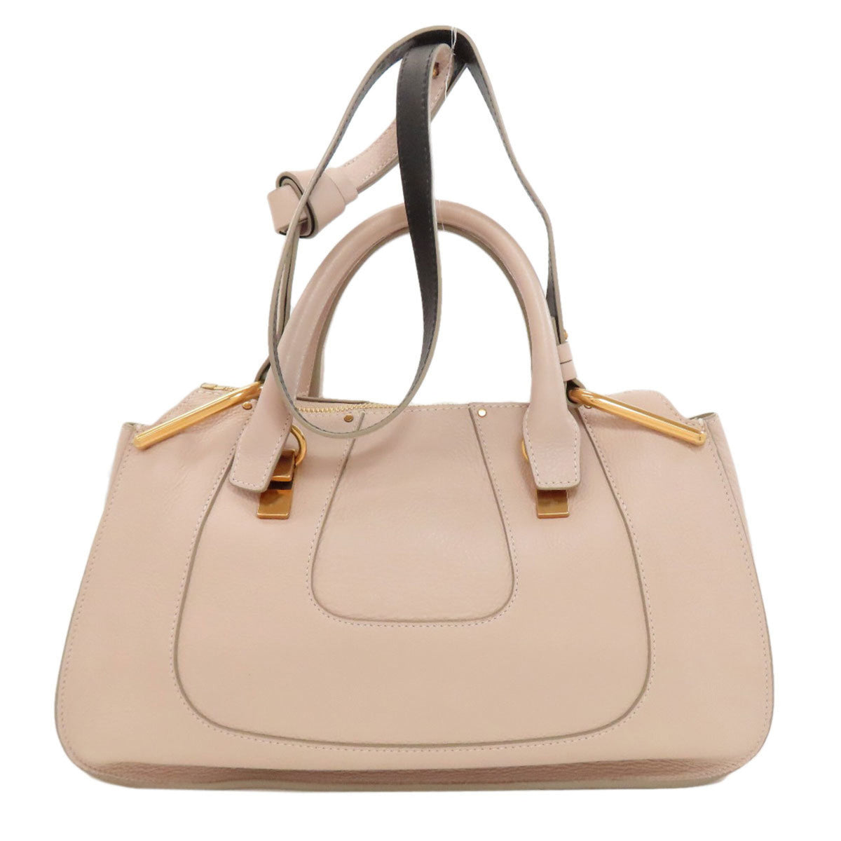 Chloé Pink Beige Leather Handbag (Pre-Owned)