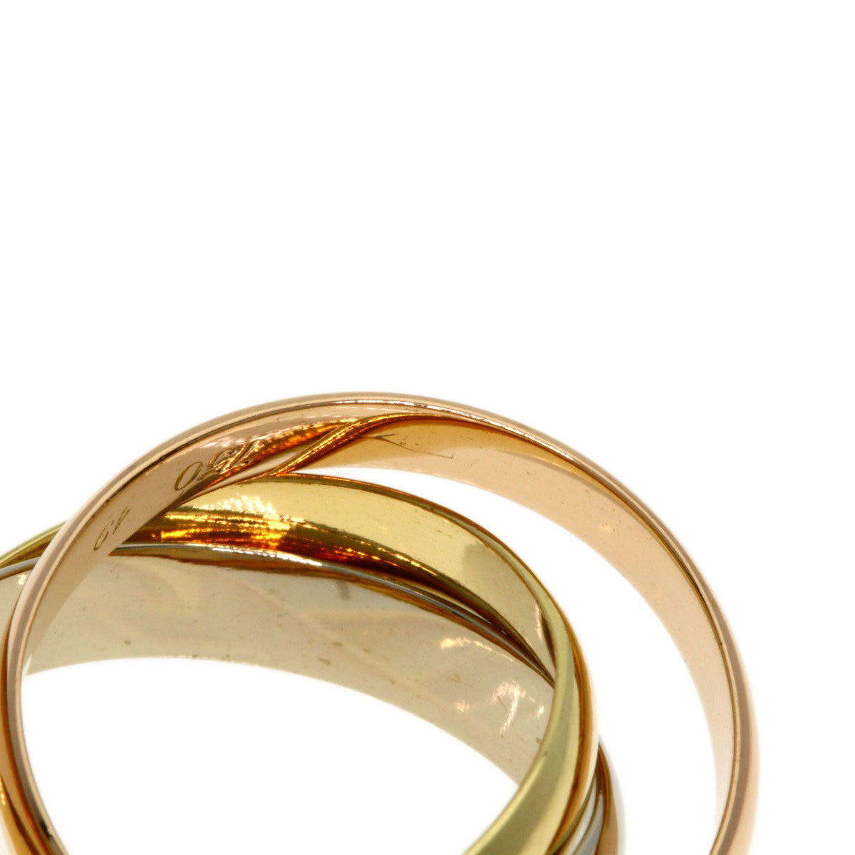 Cartier Trinity Yellow Gold (18K) Pink Gold (18K) White Gold (18K) Band Ring (Pre-Owned)