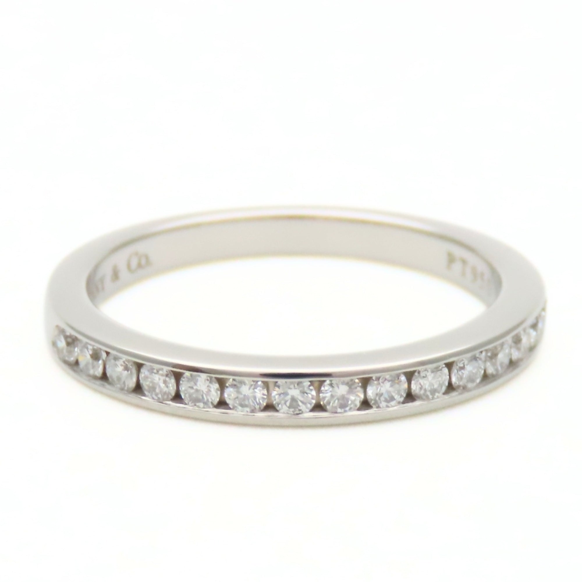 Tiffany Platinum Platinum 950 Band Ring (Pre-Owned)