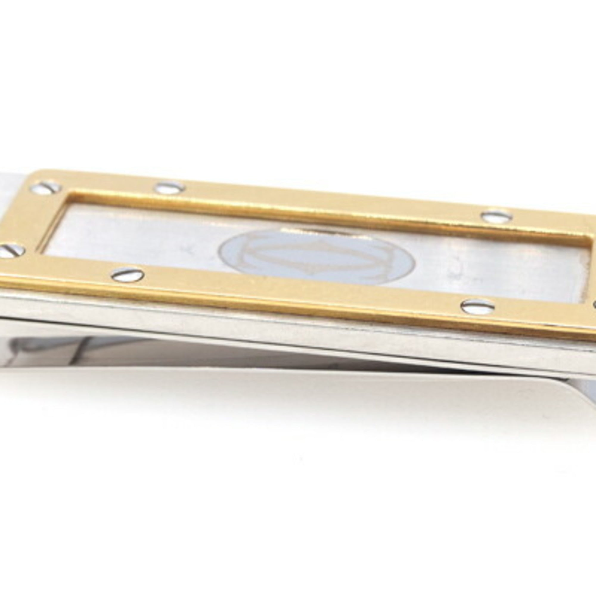Cartier Gold Silver Stainless Steel Money Clip (Pre-Owned)