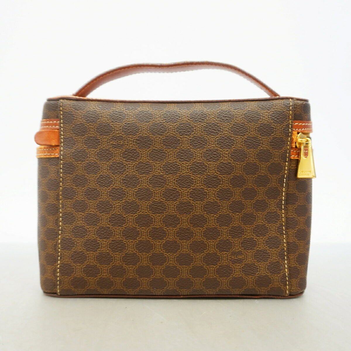 Celine Brown Pvc Vanity Bag (Pre-Owned)
