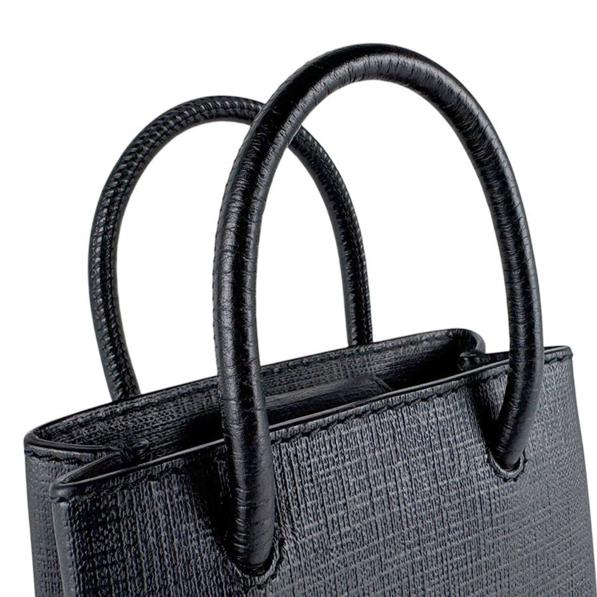 Balenciaga Black Leather Shoulder Bag (Pre-Owned)