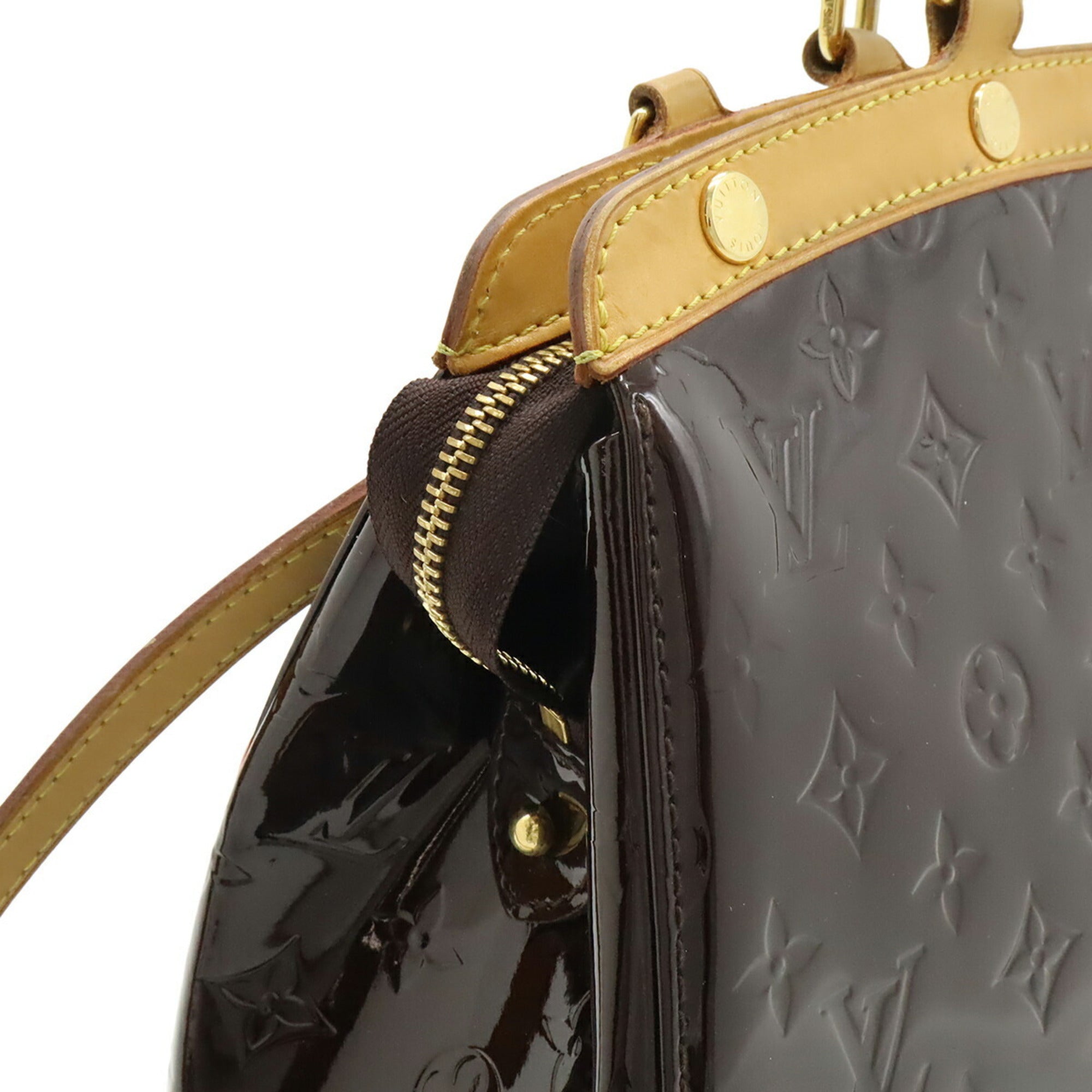Louis Vuitton Amarante Monogram Vernis Handbag Shoulder Bag Tote Bag (Pre-Owned)