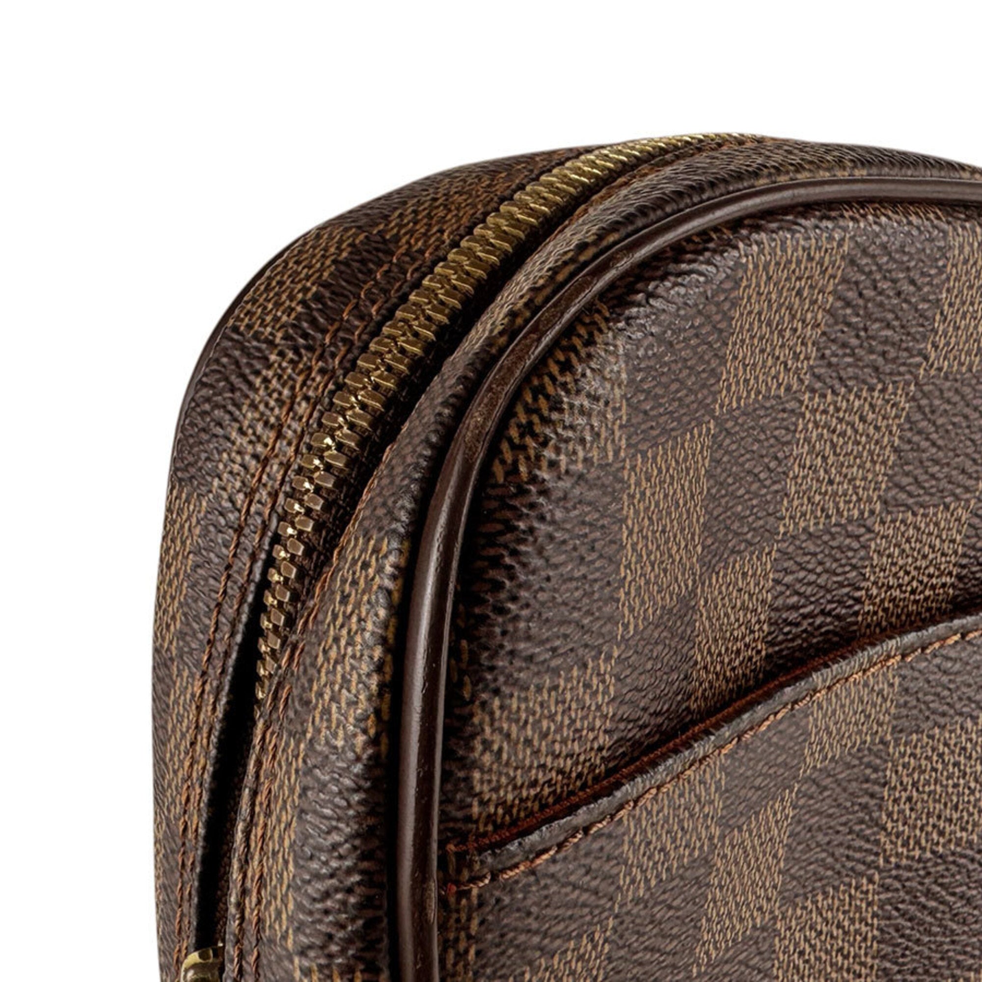 Louis Vuitton Brown Damier Canvas Damier Canvas Pochette Sling Bag (Pre-Owned)
