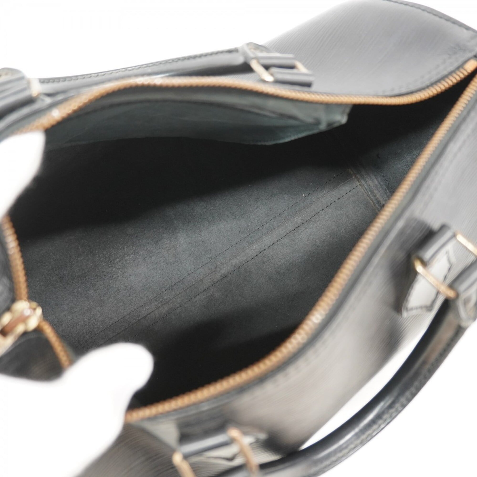 Louis Vuitton Noir Handbag (Pre-Owned)