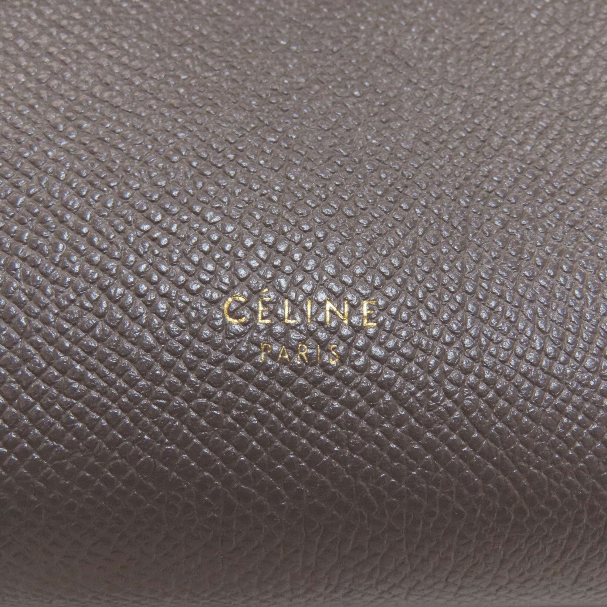 Celine Gray Leather Handbag (Pre-Owned)