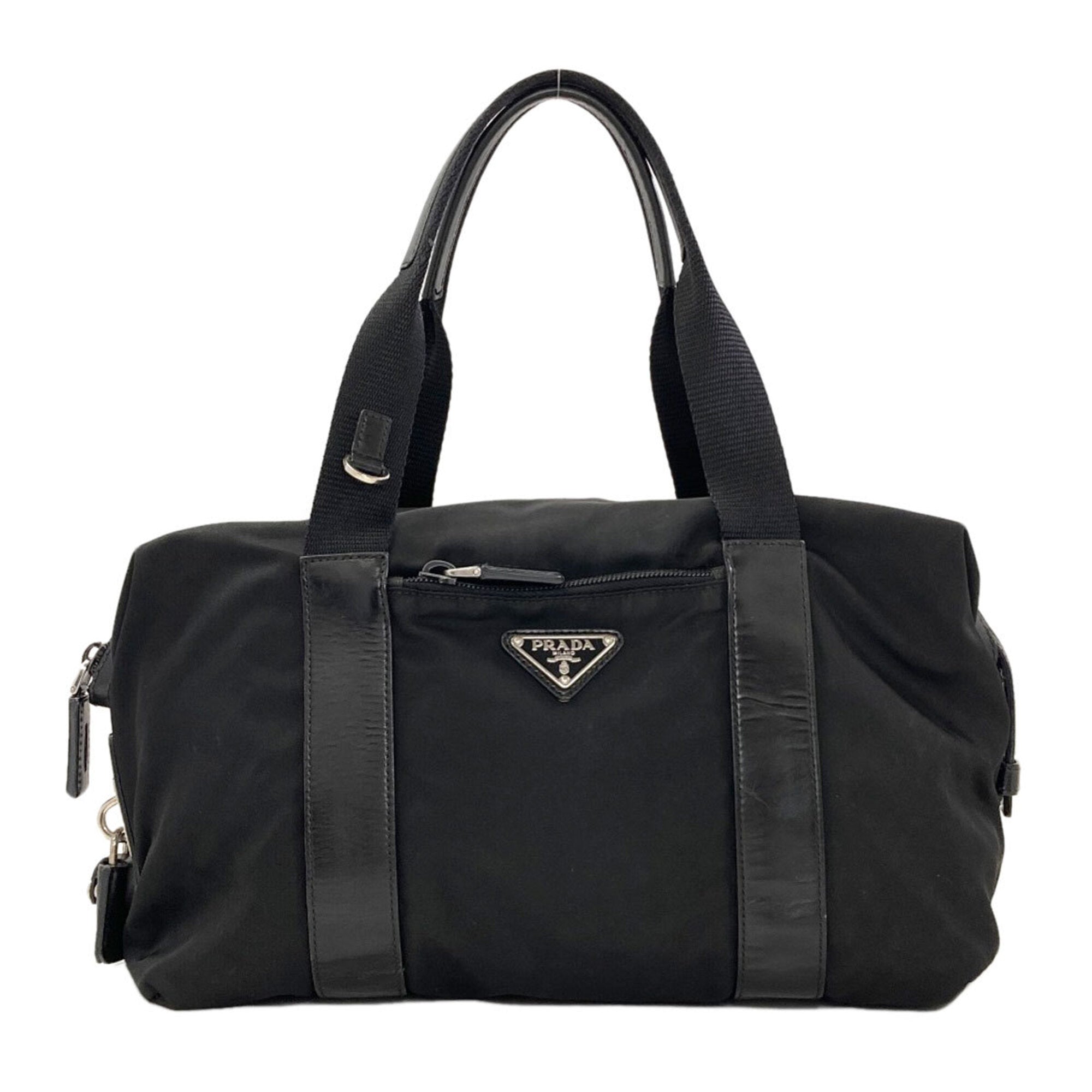 Prada Black Nylon Tote Bag (Pre-Owned)