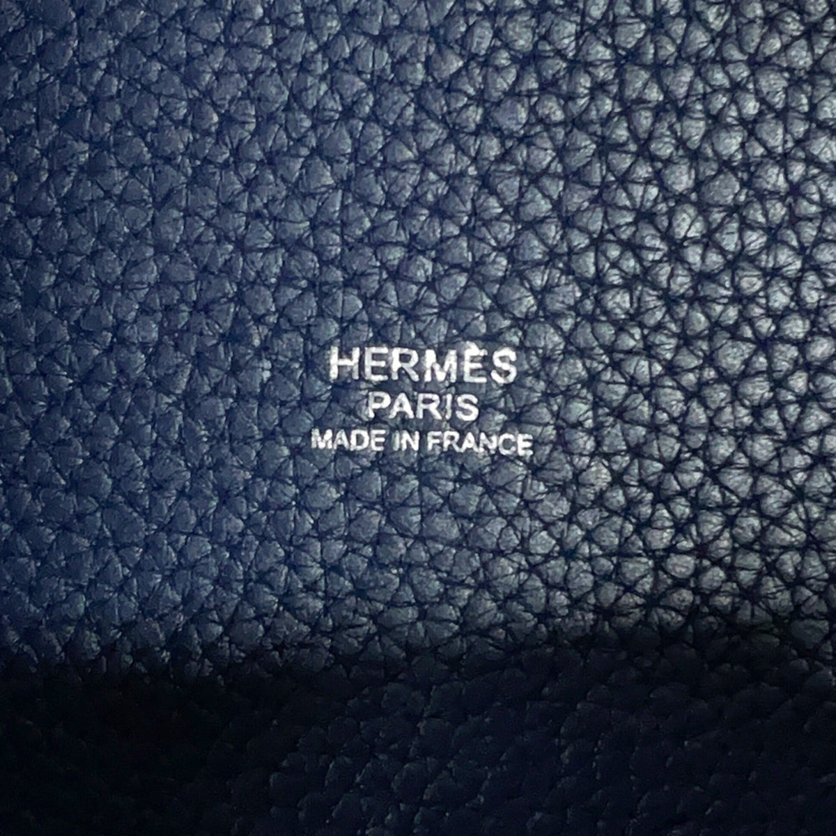 Hermes Picotin Bleu Saphir Taurillon Clemence Leather Handbag Tote Bag (Pre-Owned)