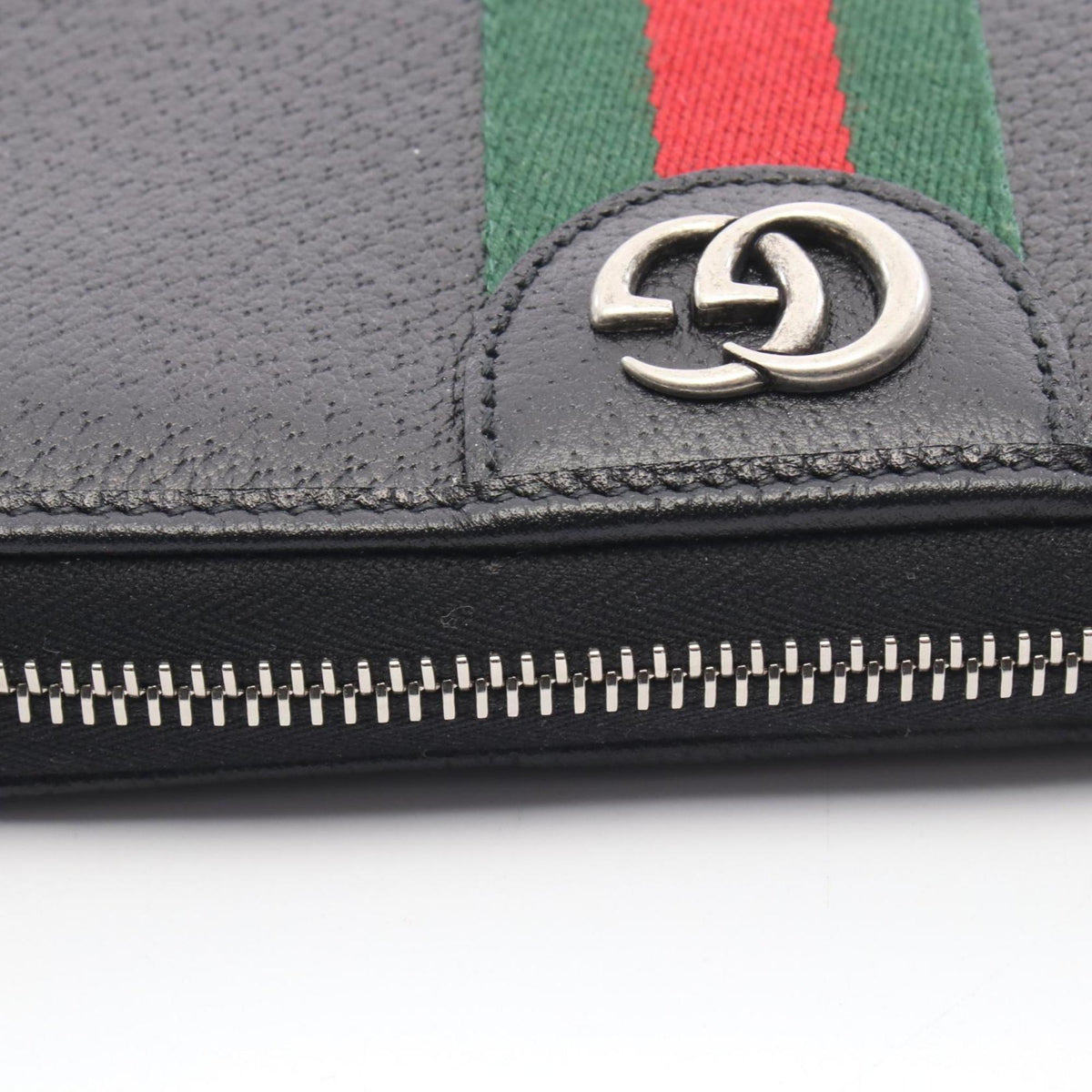 Gucci Black Leather Long Wallet (Bi-Fold) (Pre-Owned)