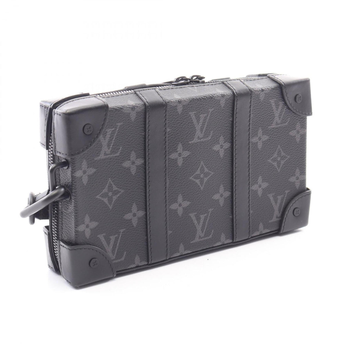 Louis Vuitton Black Monogram Eclipse Coated Canvas Leather Handbag Shoulder Bag (Pre-Owned)