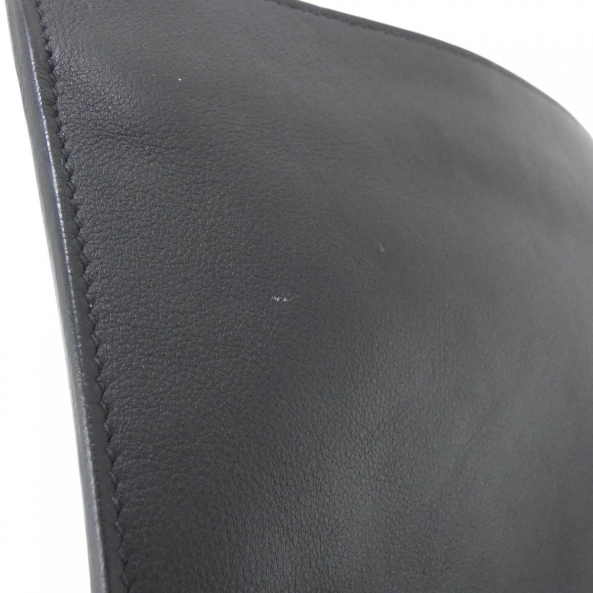 Hermes Black Swift Leather Chain/Shoulder Wallet (Pre-Owned)
