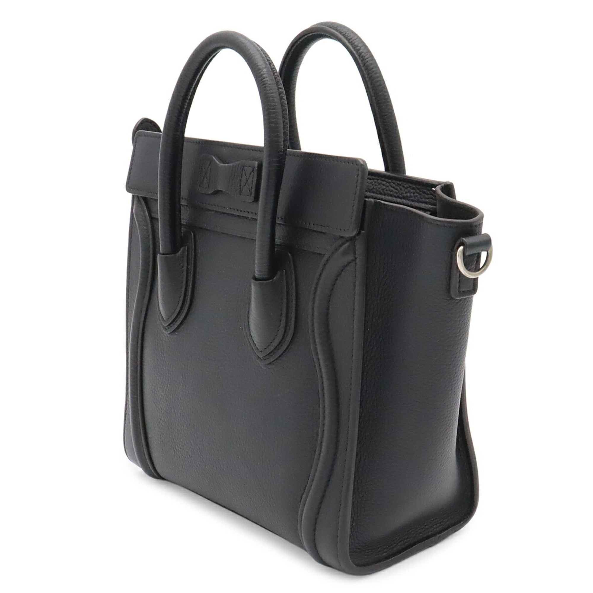 Celine Black Leather Handbag (Pre-Owned)