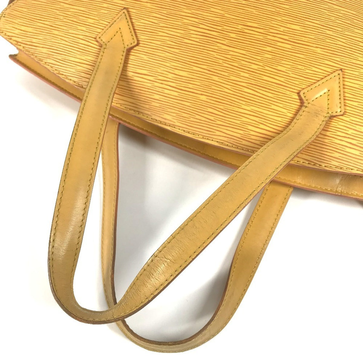 Louis Vuitton Yellow Epi Leather Handbag Tote Bag (Pre-Owned)