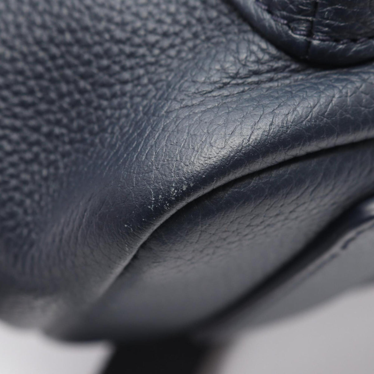 Dior Homme Navy Leather Backpack Handbag (Pre-Owned)