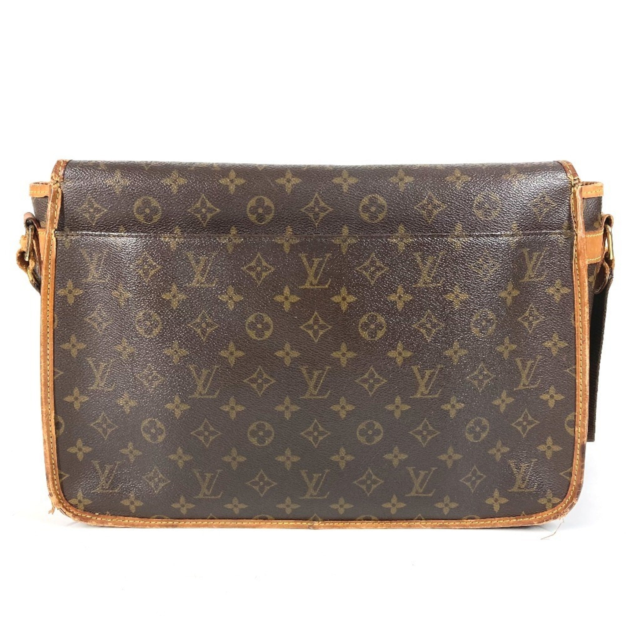 Louis Vuitton Brown Galle Monogram Monogram Messenger Bag Shoulder Bag (Pre-Owned)
