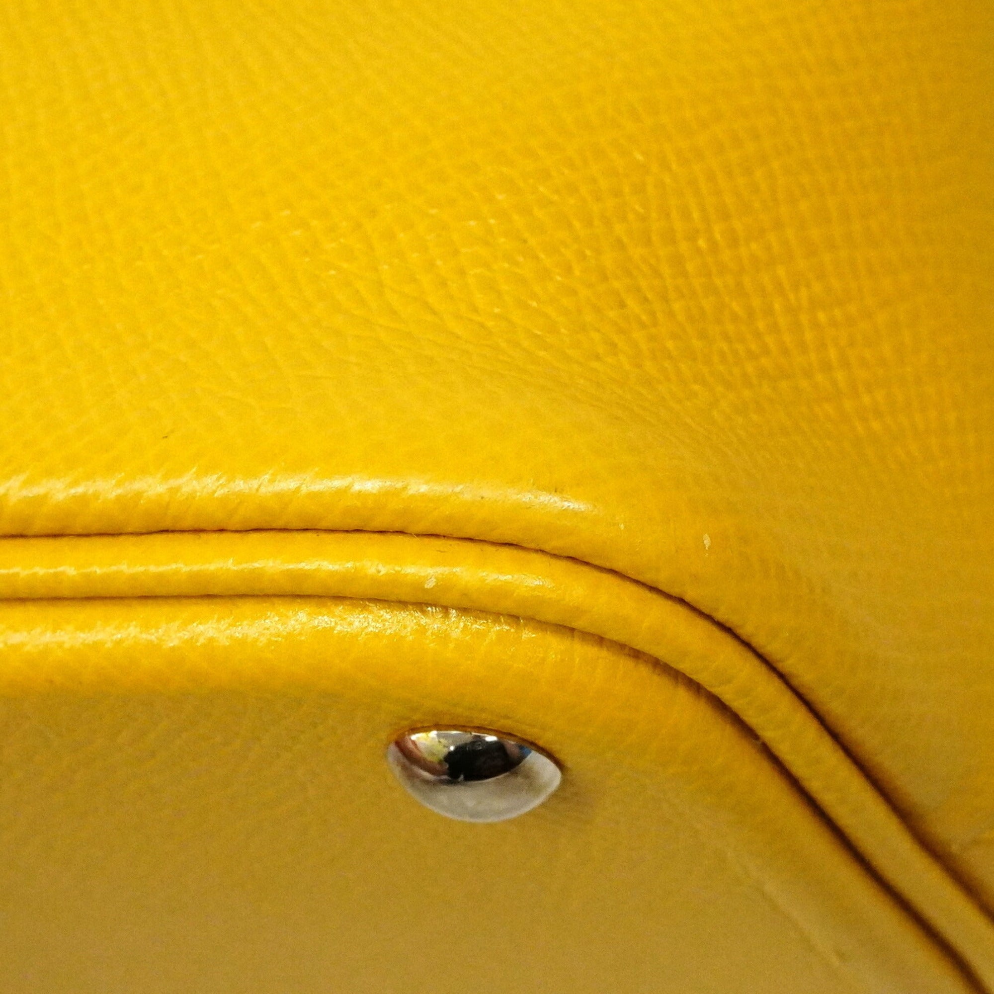 Hermes Yellow Epsom Leather Handbag (Pre-Owned)