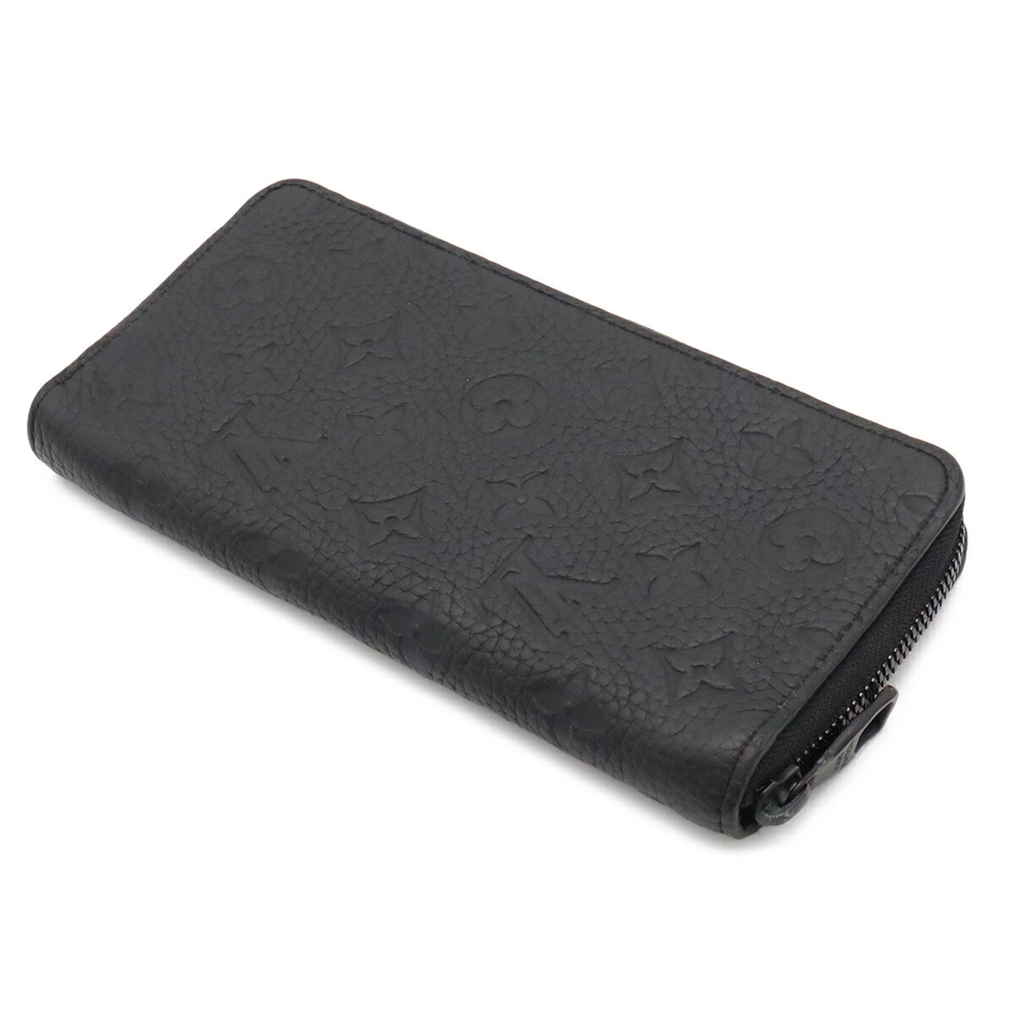 Louis Vuitton Black Noir Leather Coin Purse/Coin Case (Pre-Owned)