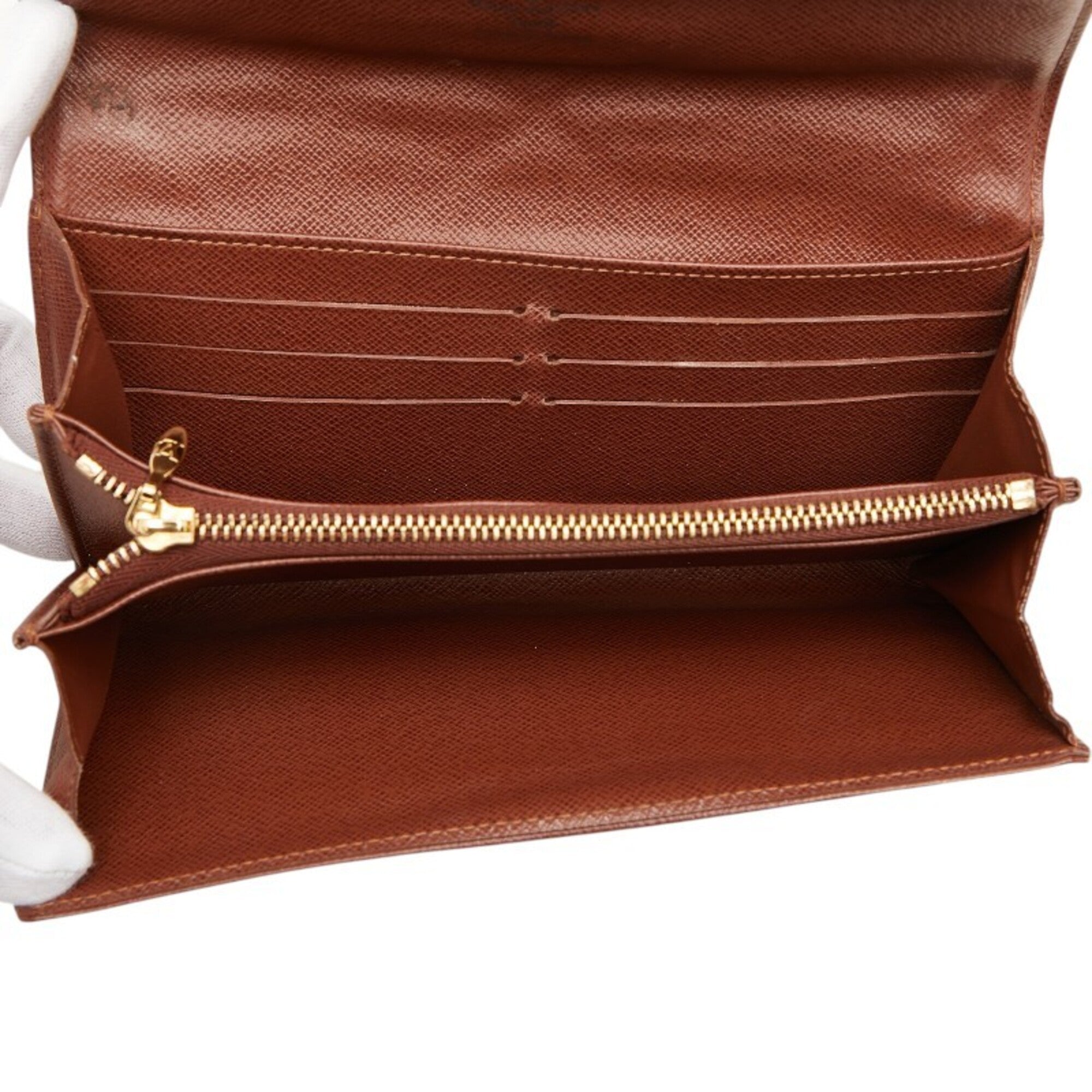 Louis Vuitton Monogram Etoile Brown Pvc Leather Long Wallet (Bi-Fold) (Pre-Owned)