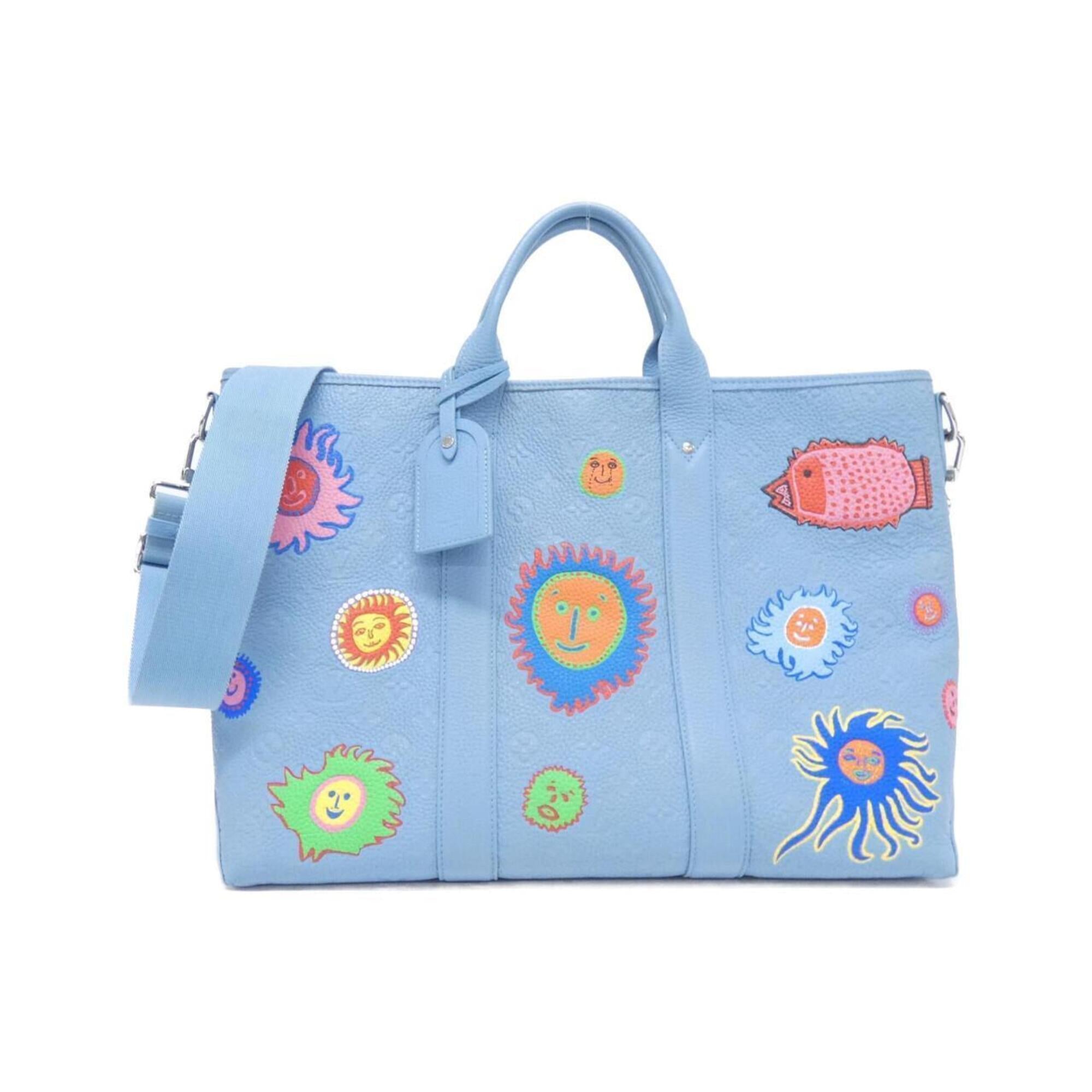Louis Vuitton Blue Leather Handbag (Pre-Owned)