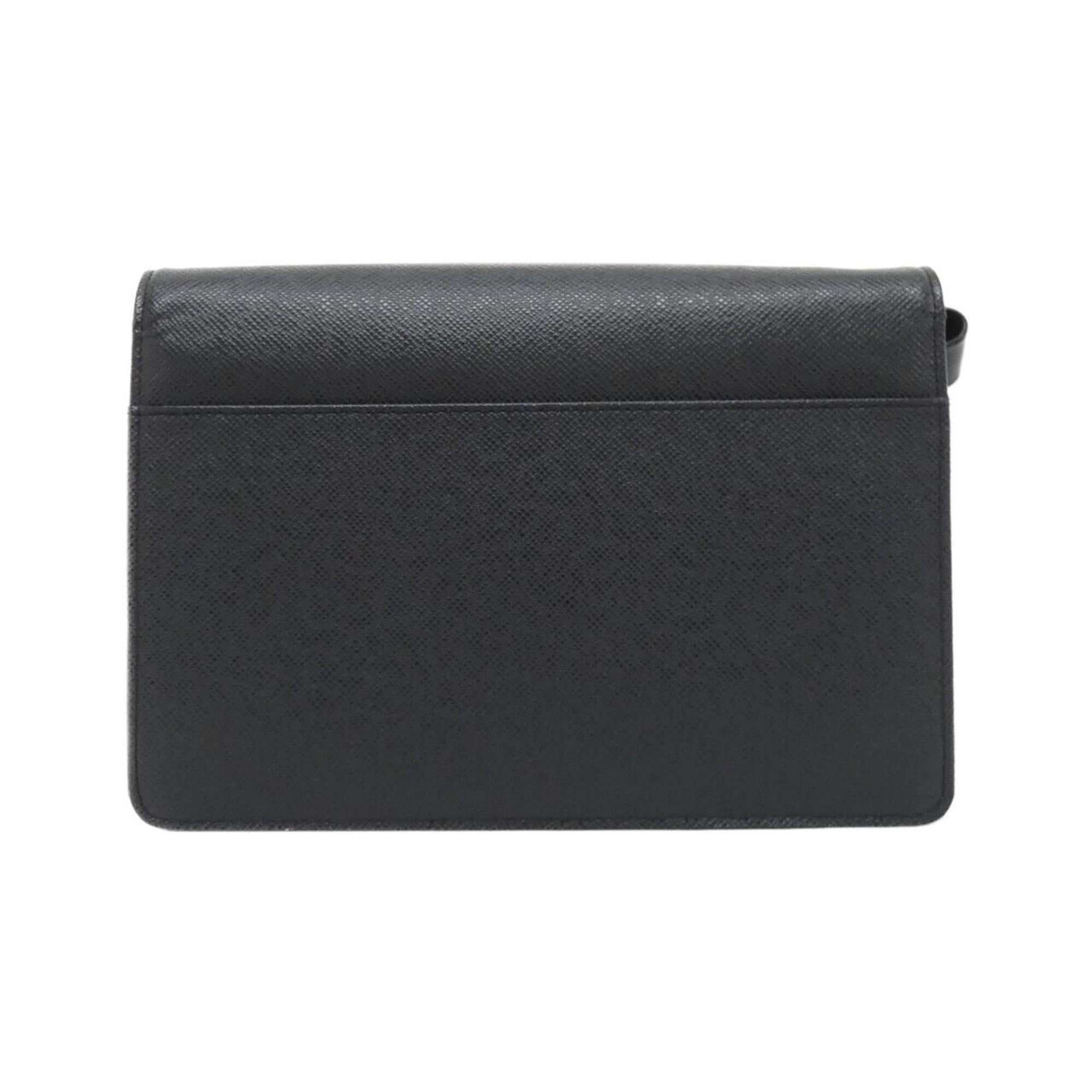 Louis Vuitton Ardoise Leather Clutch Bag (Pre-Owned)
