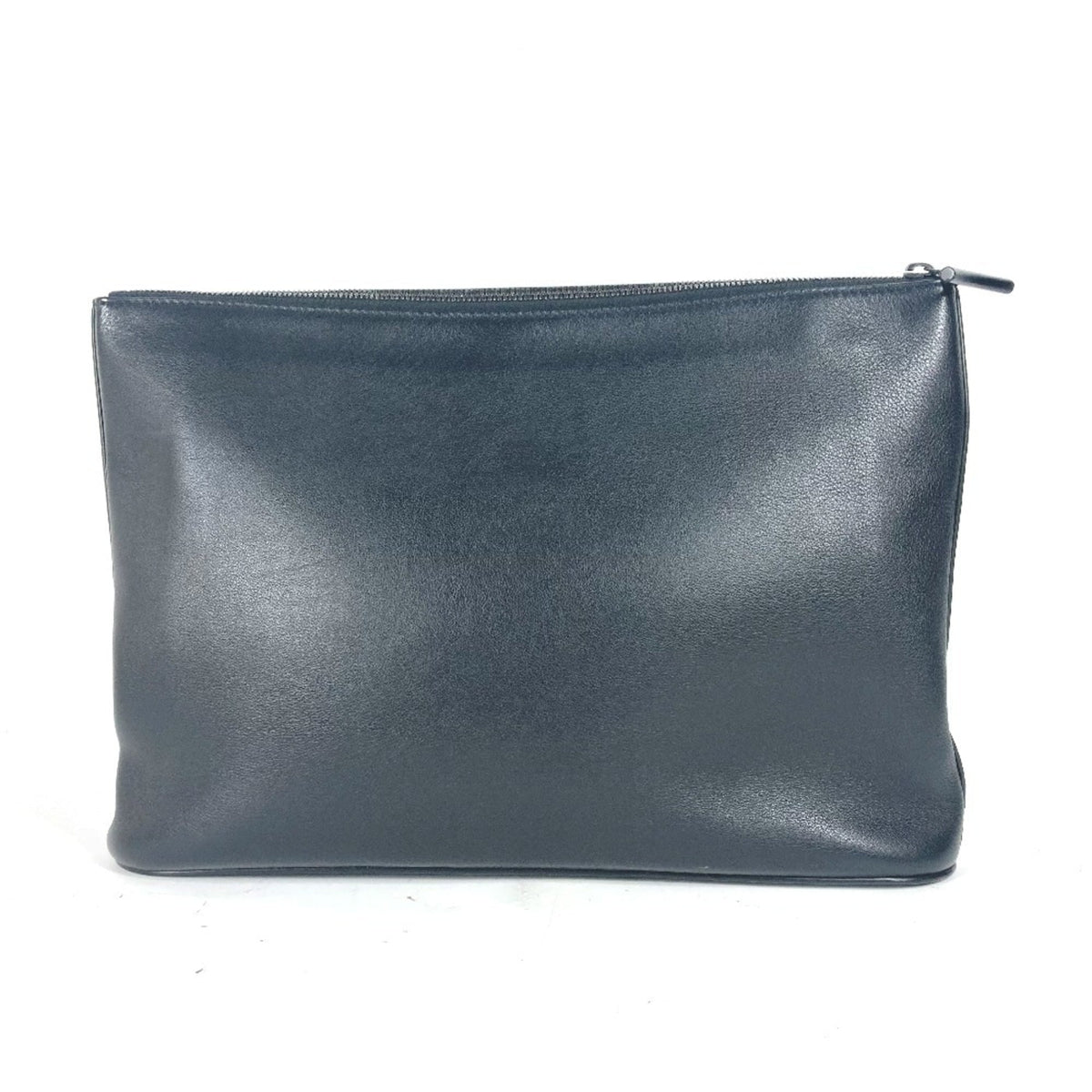 Louis Vuitton Black Leather Clutch Bag Pochette Pouch (Pre-Owned)