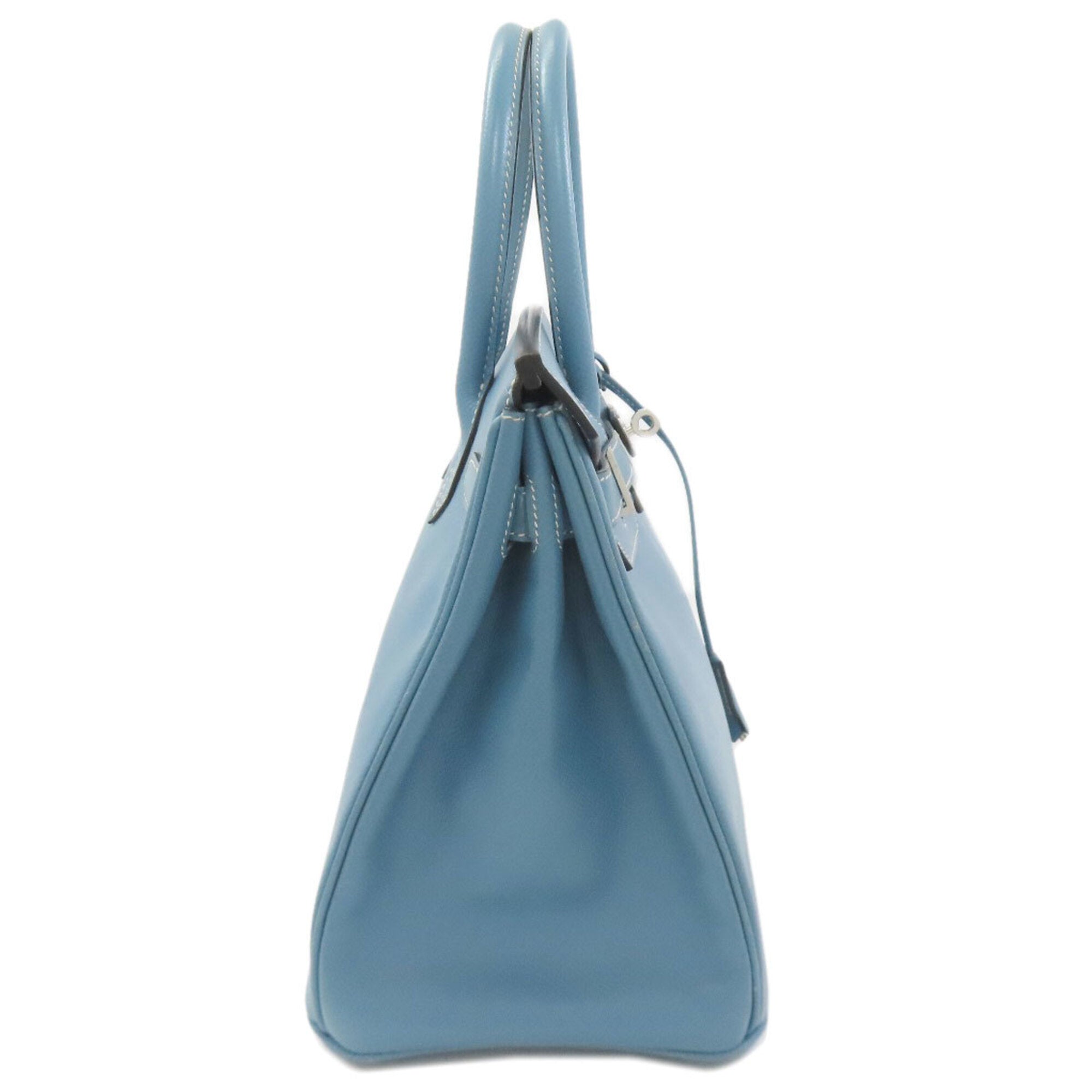 Hermes Blue Jean Epsom Leather Handbag (Pre-Owned)