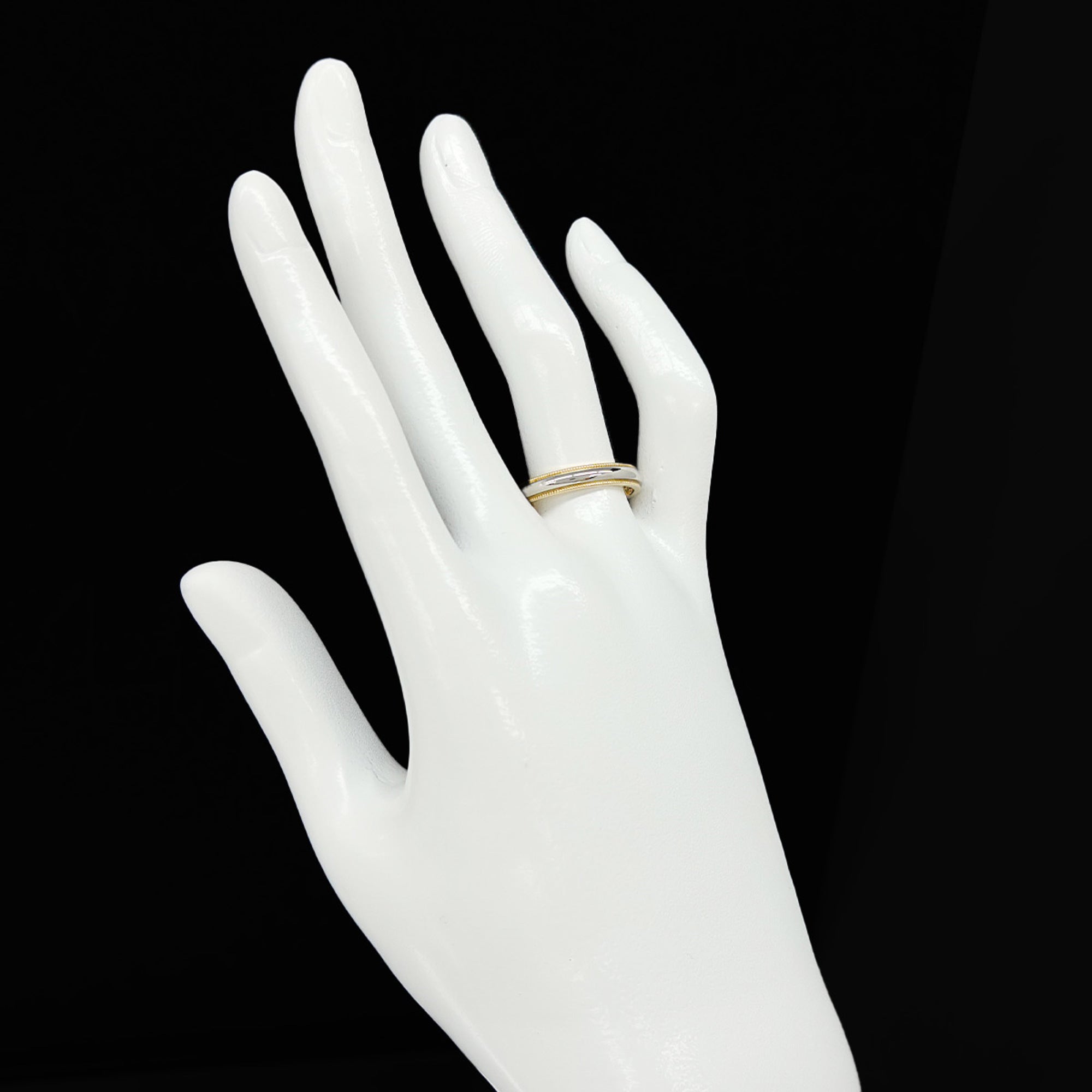 Tiffany Yellow Gold (18K) Platinum 950 Band Ring (Pre-Owned)
