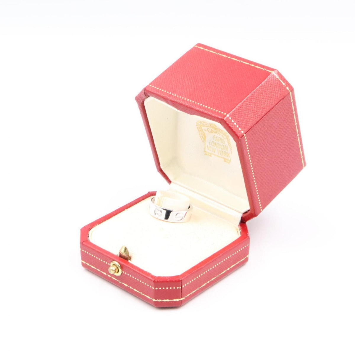 Cartier Silver White Gold (18K) Band Ring (Pre-Owned)