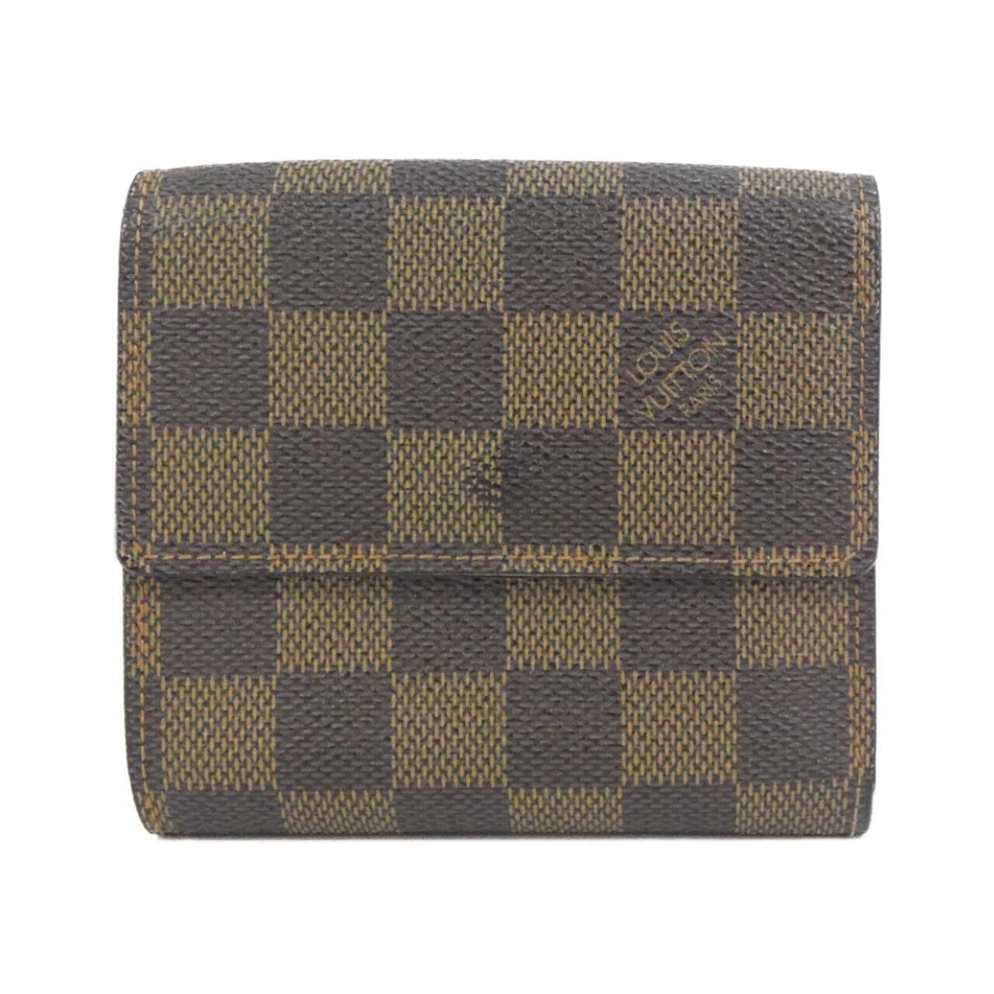 Louis Vuitton Ebene Coated Canvas Wallet (Tri-Fold) (Pre-Owned)