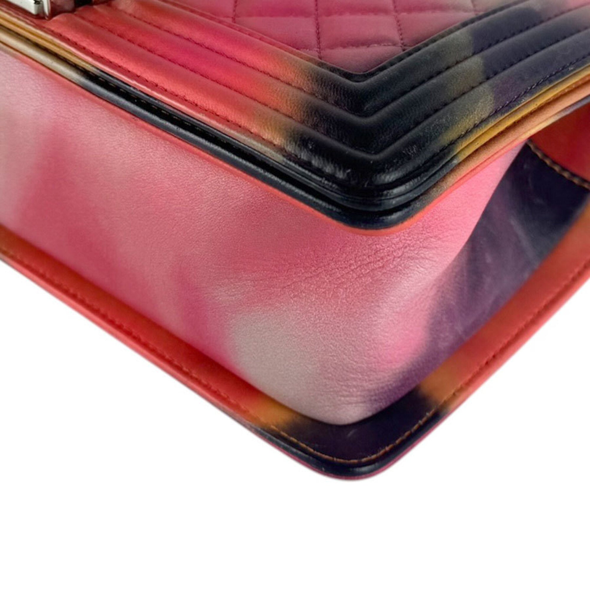 Chanel Multi-Color Leather Shoulder Bag (Pre-Owned)