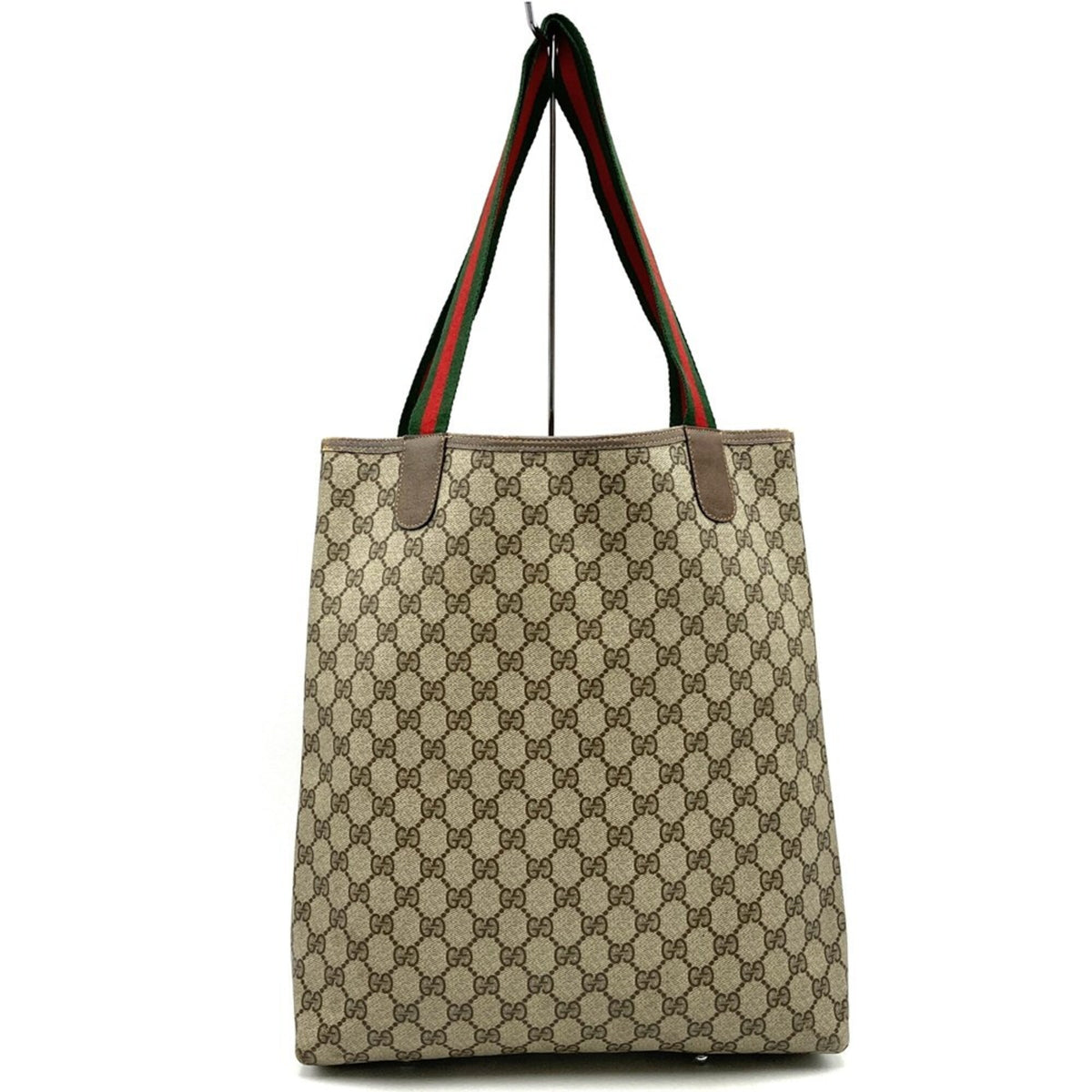 Gucci Brown Gg Supreme Tote Bag (Pre-Owned)