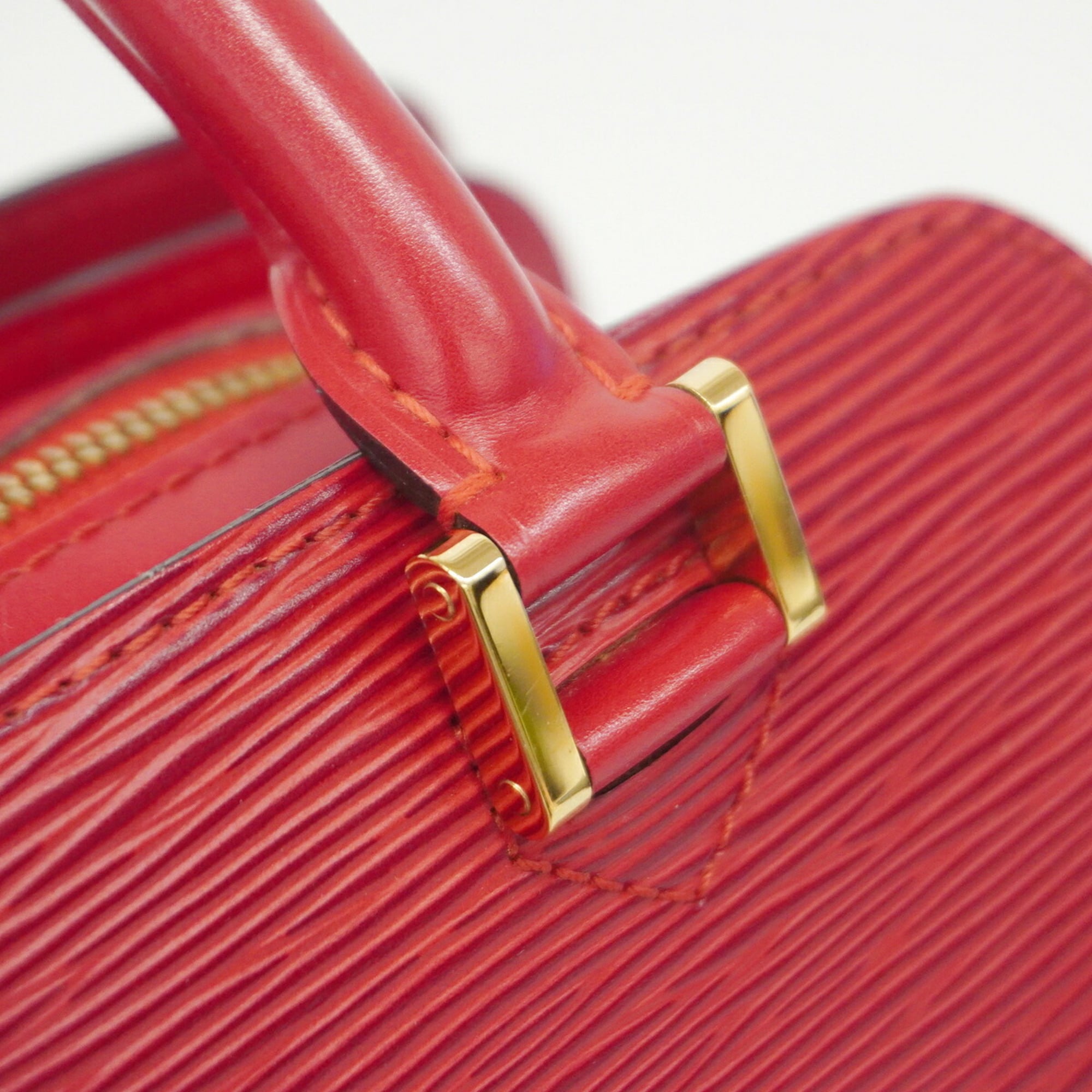 Louis Vuitton Castilian Red Handbag (Pre-Owned)