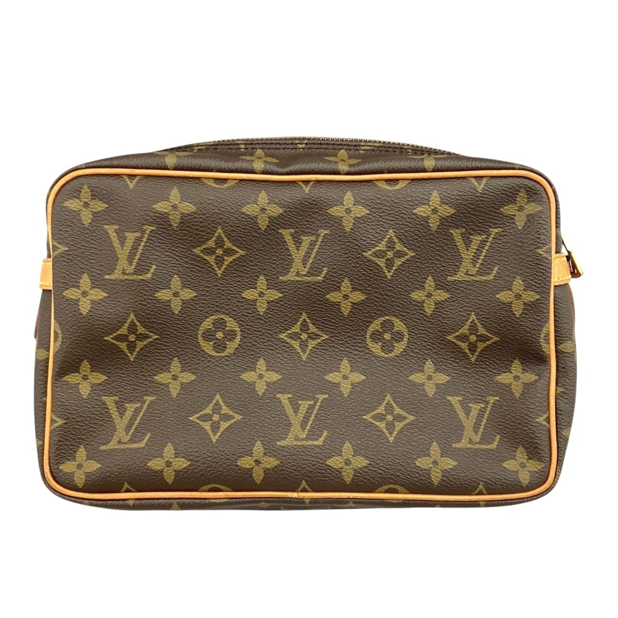 Louis Vuitton Monogram Brown Monogram Clutch Bag (Pre-Owned)