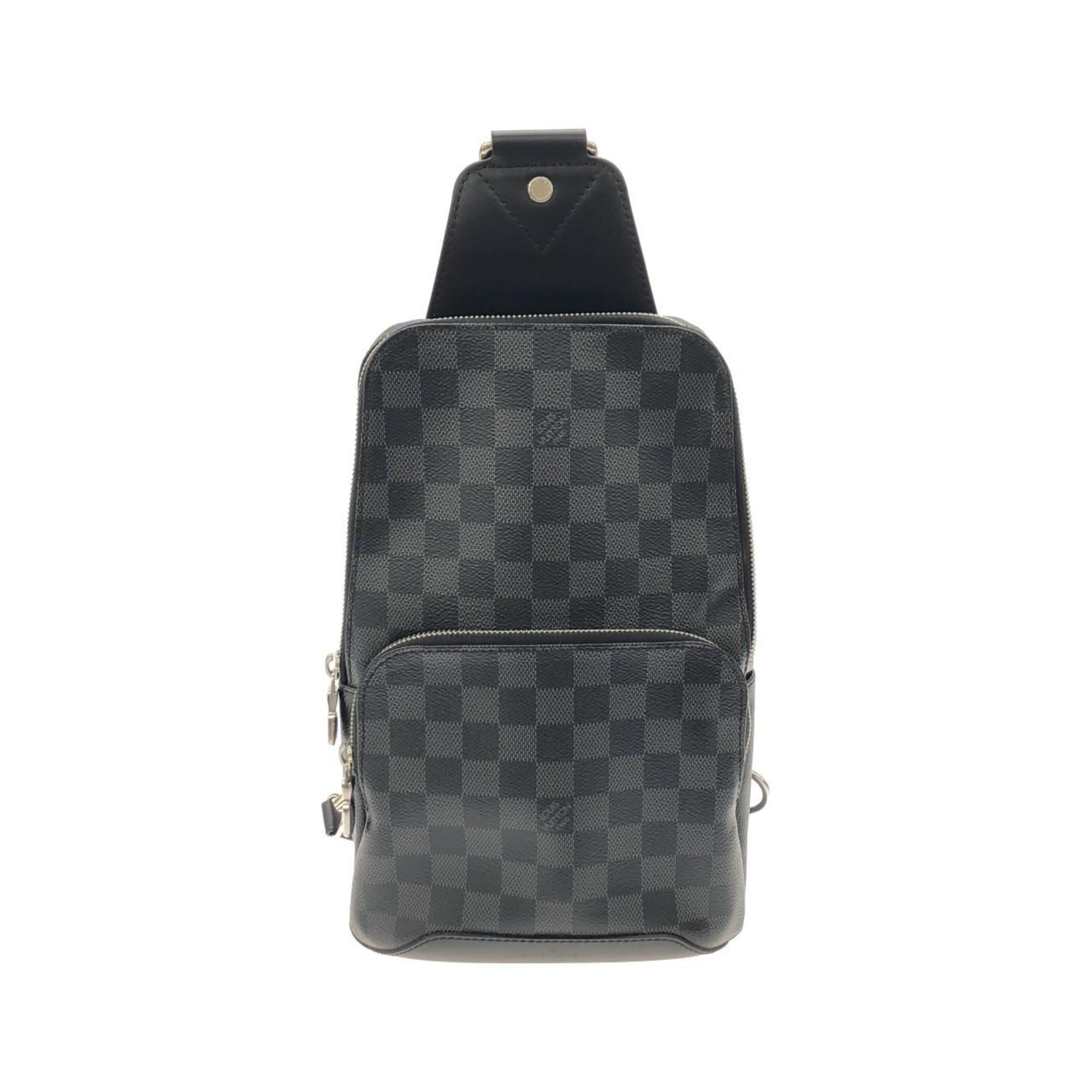 Louis Vuitton Graphite Coated Canvas Shoulder Bag (Pre-Owned)