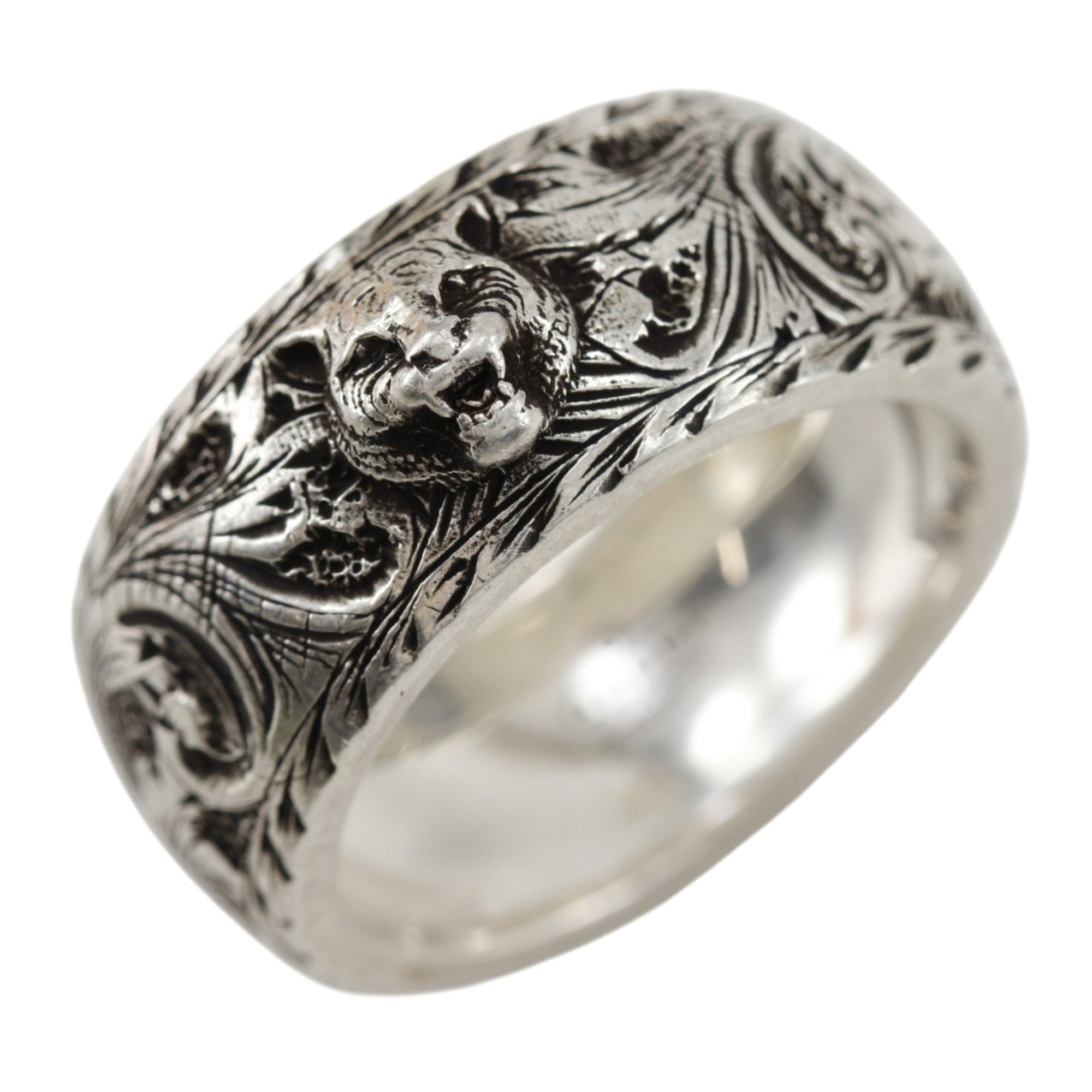 Gucci Silver 925 Band Ring (Pre-Owned)