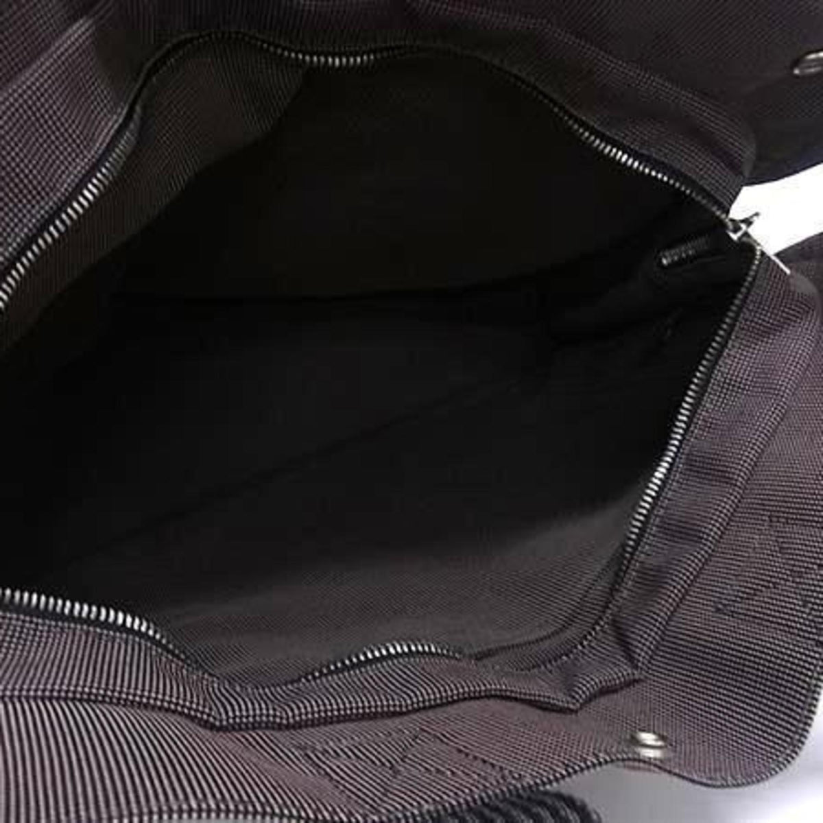 Hermes Her Line Gray Canvas Handbag Shoulder Bag Tote Bag (Pre-Owned)