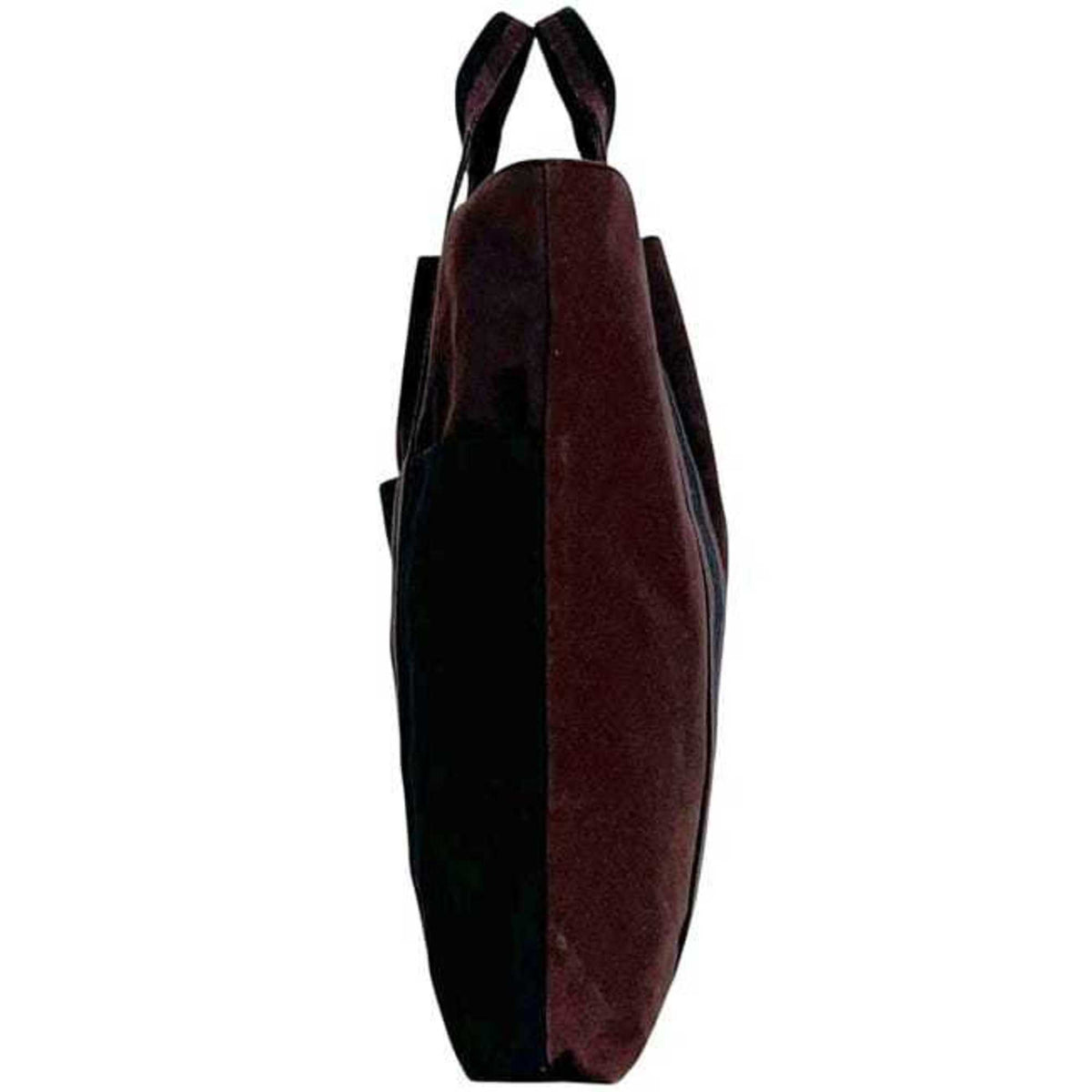 Hermes Black Bordeaux Canvas Tote Bag (Pre-Owned)