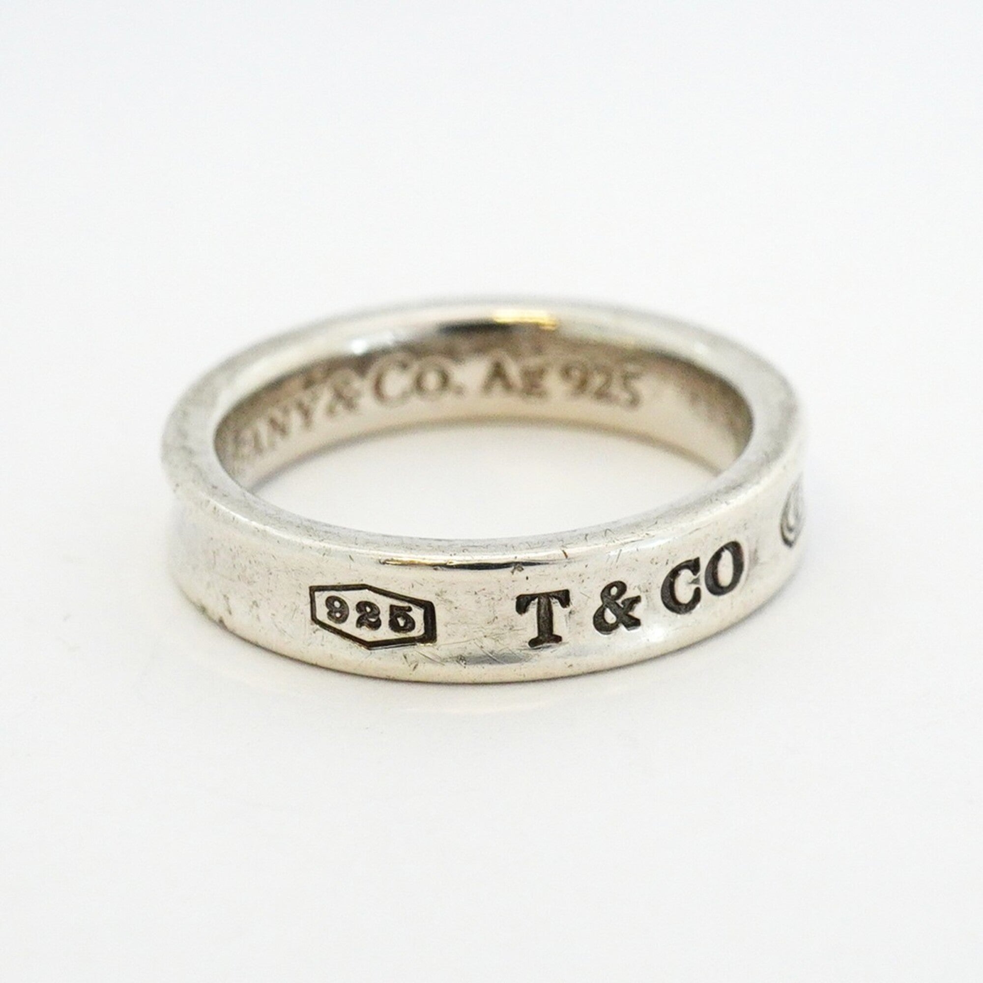 Tiffany Silver 925 Band Ring (Pre-Owned)