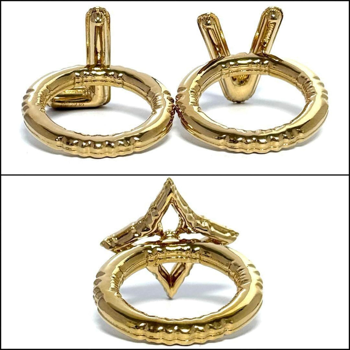 Louis Vuitton Metal Band Ring (Pre-Owned)