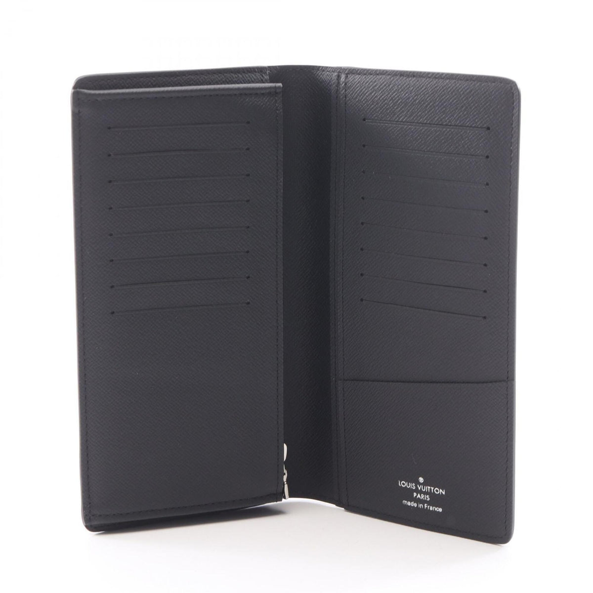 Louis Vuitton Black Pvc Long Wallet (Bi-Fold) (Pre-Owned)