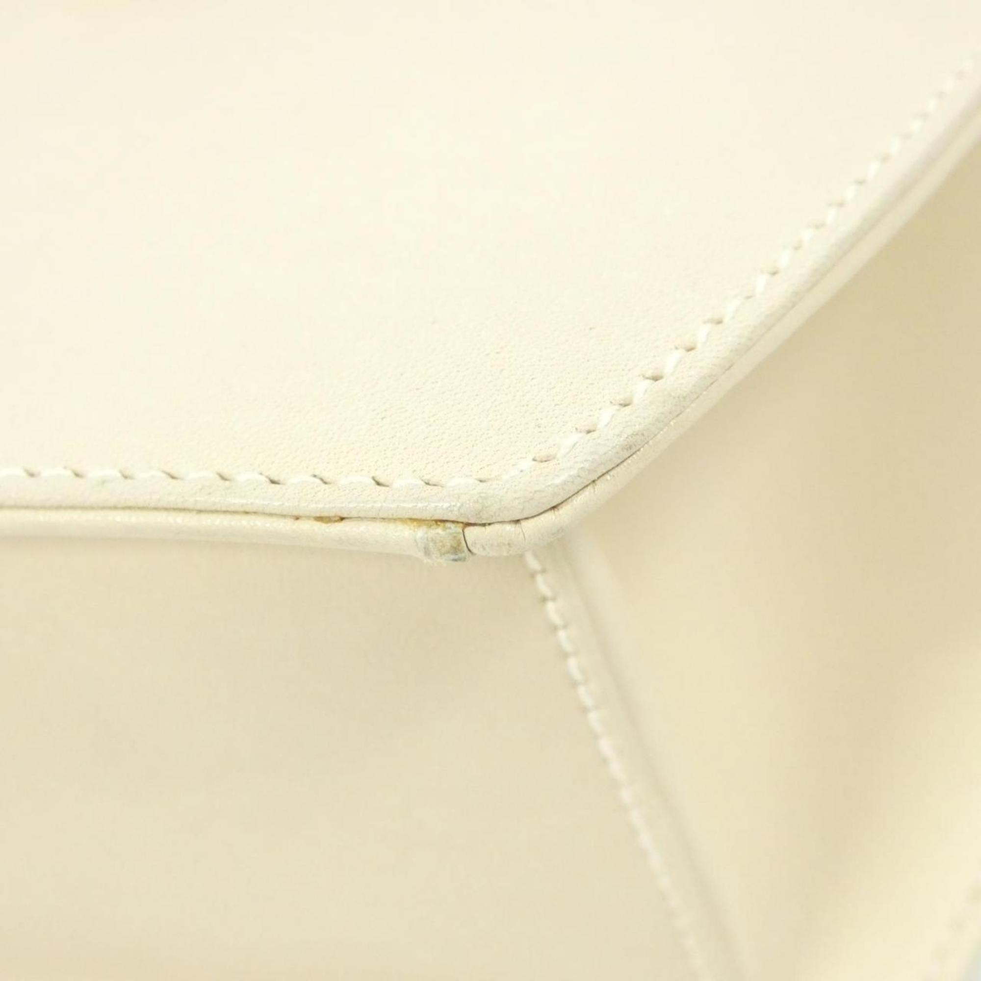 Tiffany Ivory Leather Handbag (Pre-Owned)