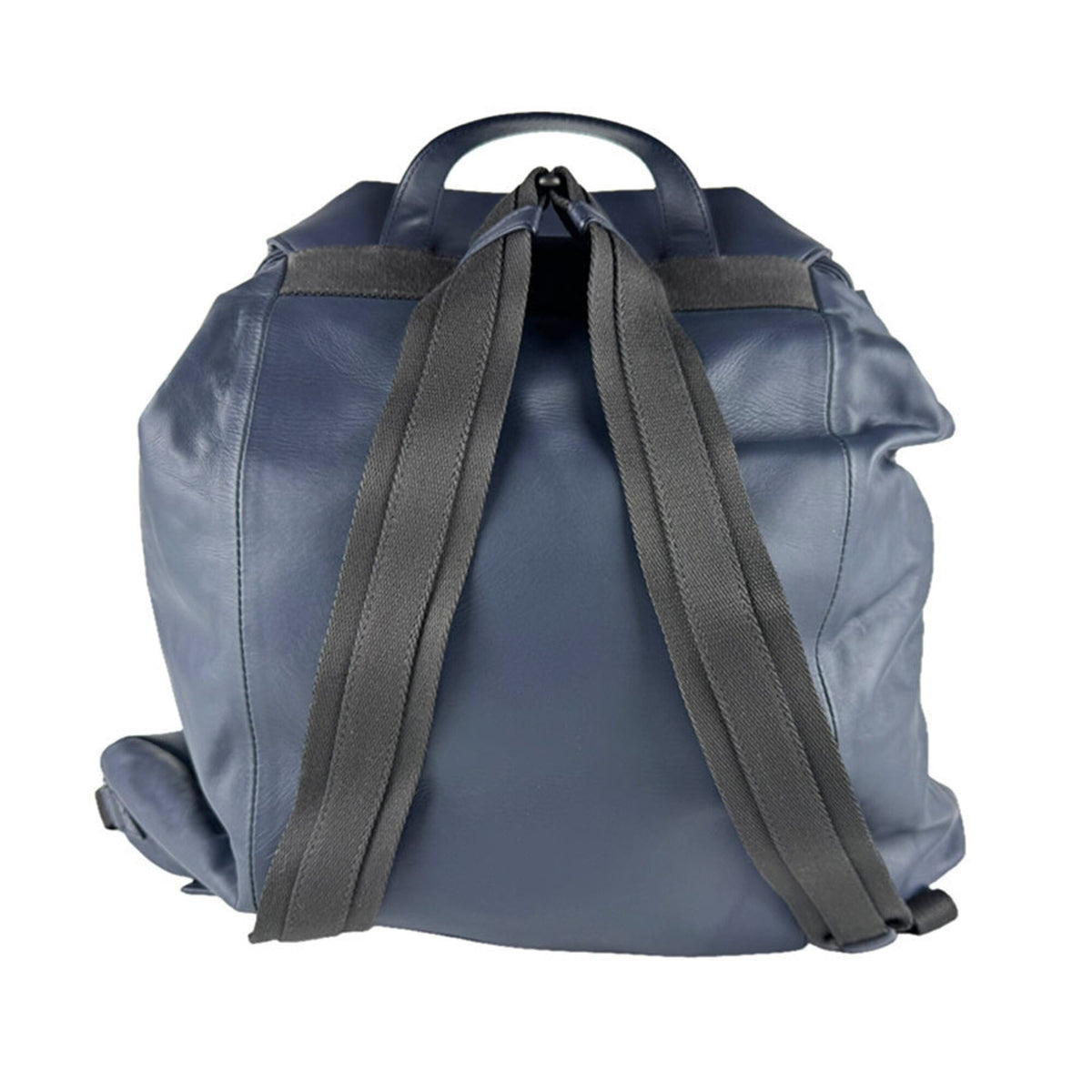 Bottega Veneta Navy Leather Backpack (Pre-Owned)
