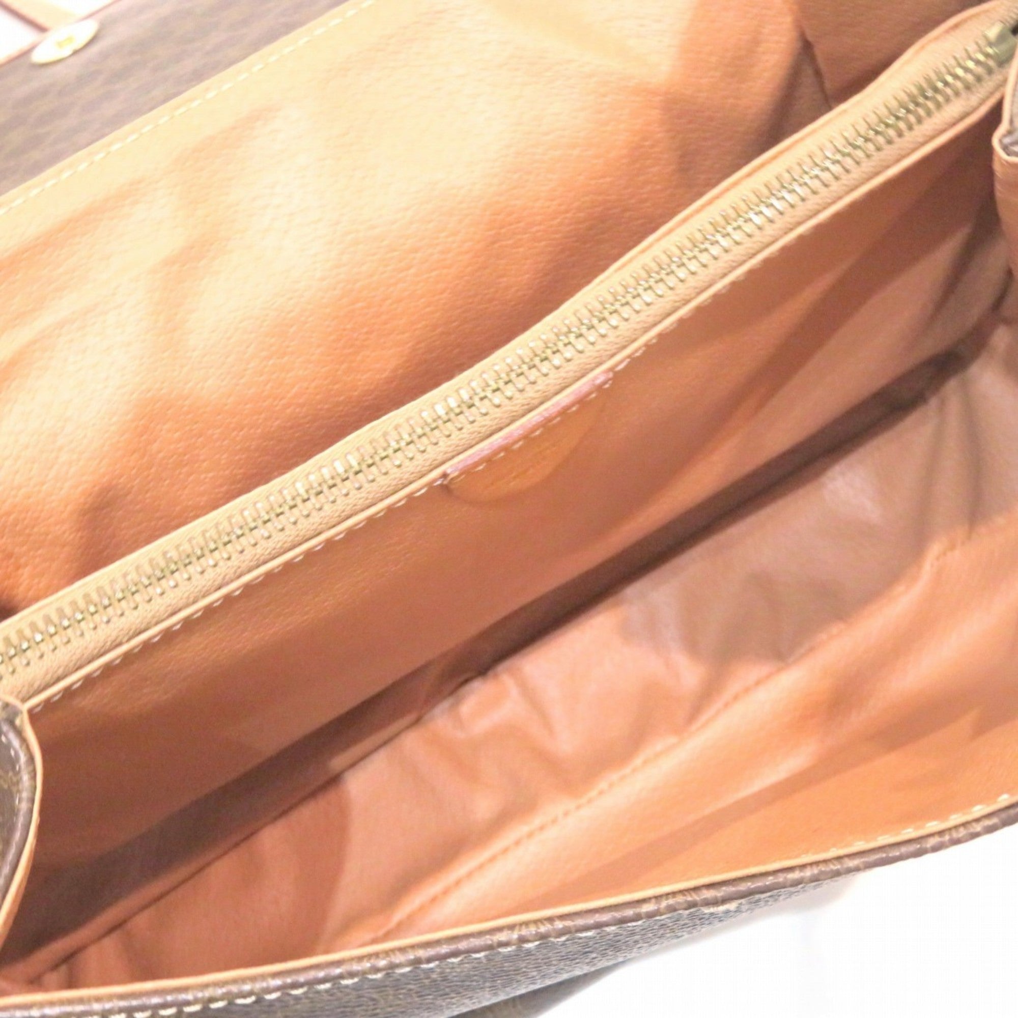 Celine Brown Pvc Leather Shoulder Bag (Pre-Owned)