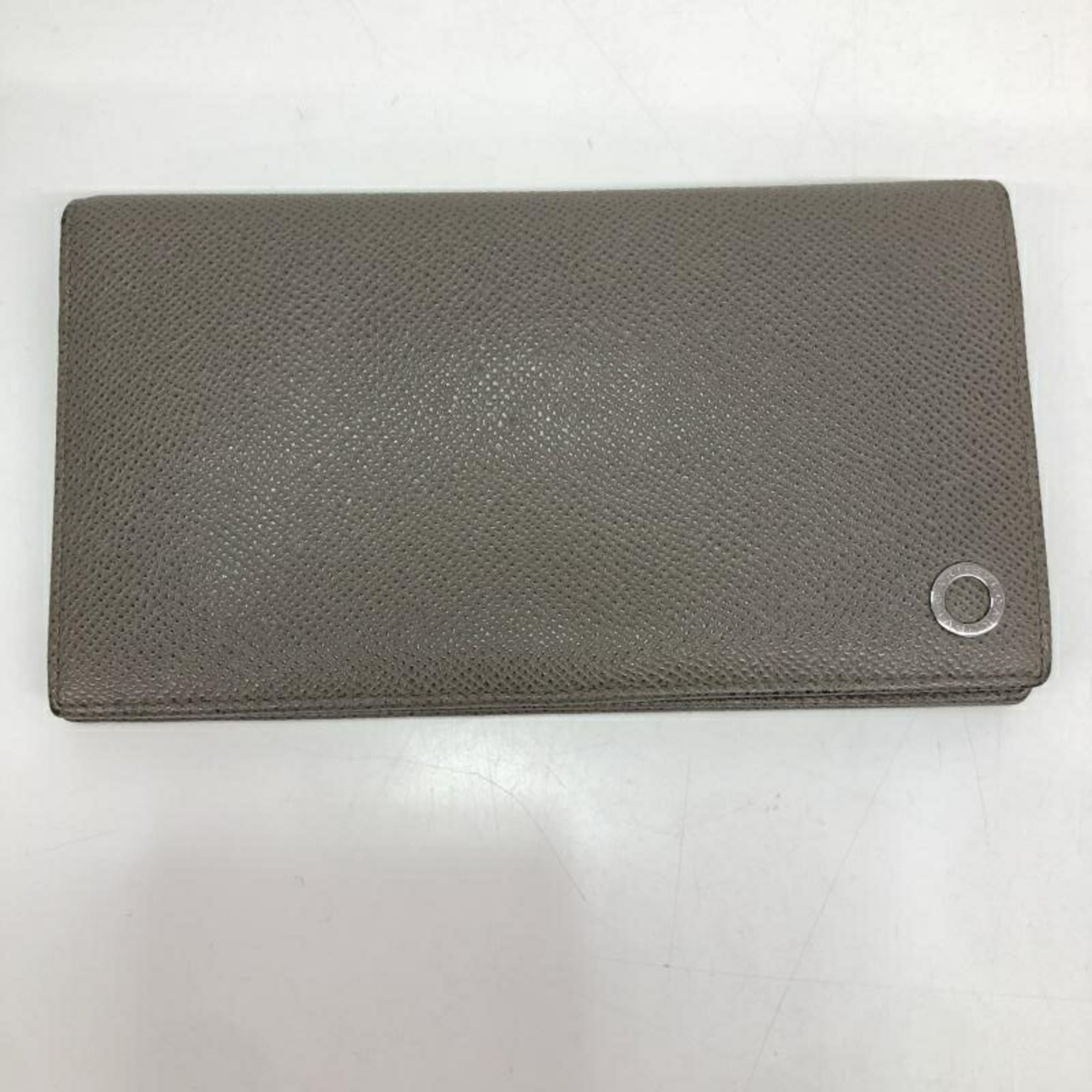 Bvlgari Bvlgari Bvlgari Gray Long Wallet (Bi-Fold) (Pre-Owned)