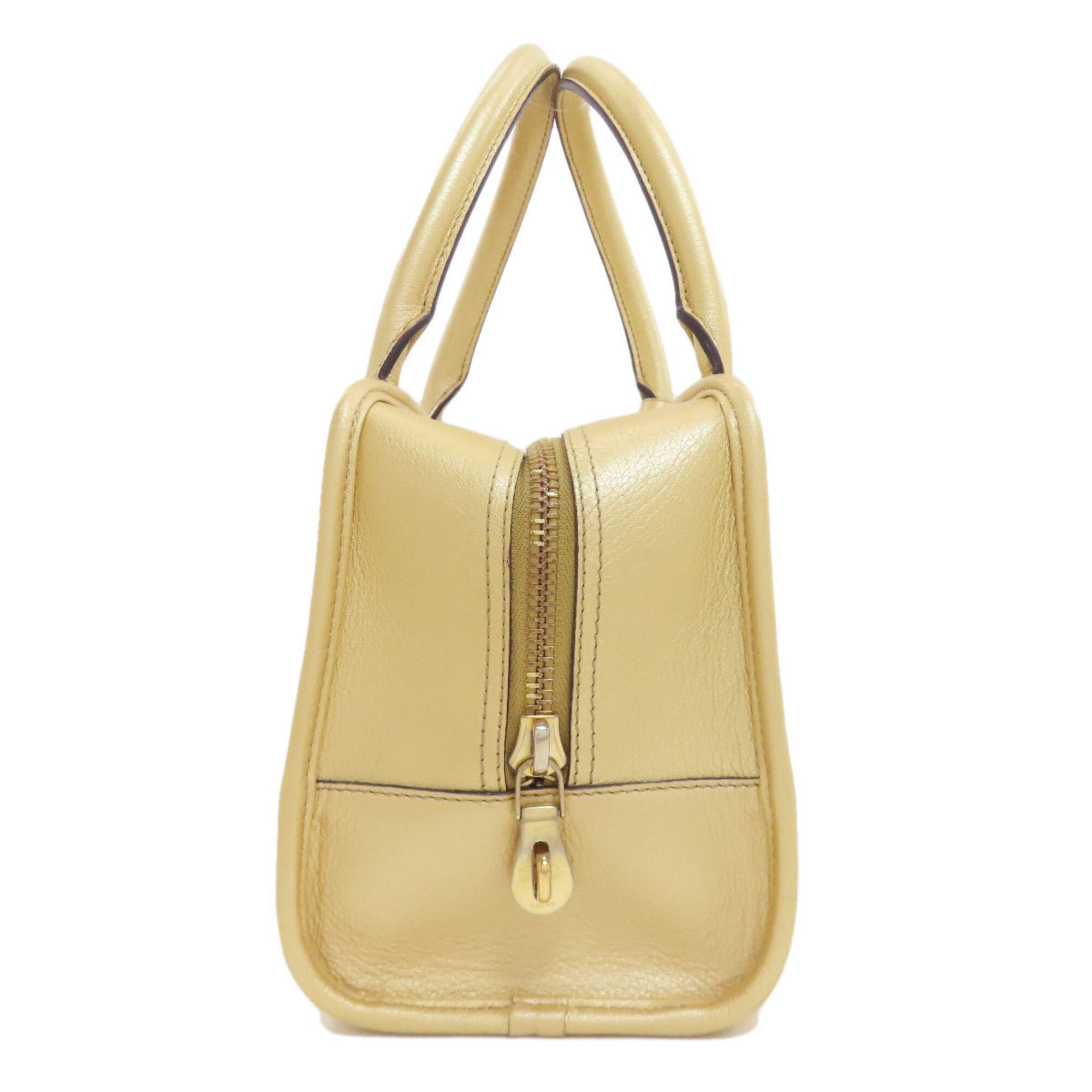 Loewe Gold Leather Handbag (Pre-Owned)