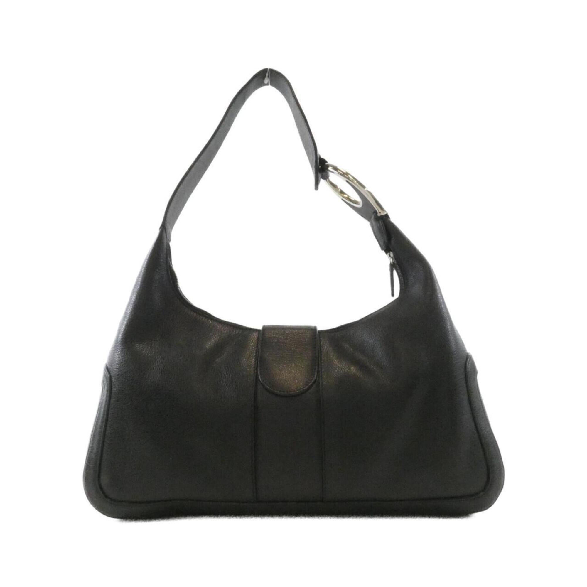 Bvlgari Black Leather Shoulder Bag (Pre-Owned)