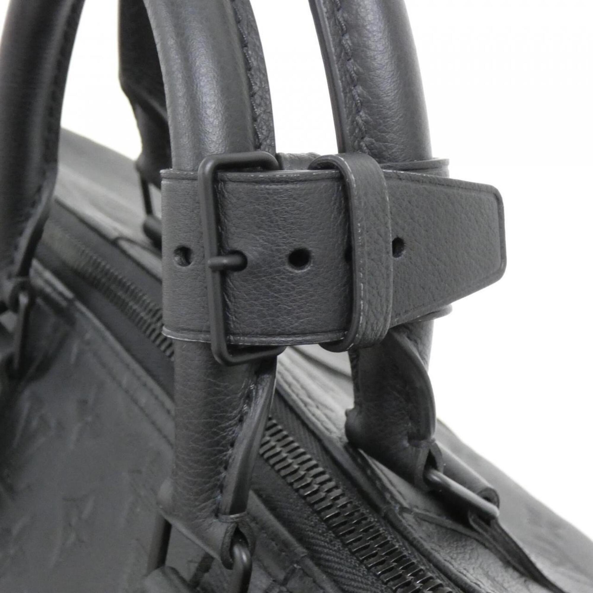 Louis Vuitton Taurillon Black Leather Boston Bag (Pre-Owned)