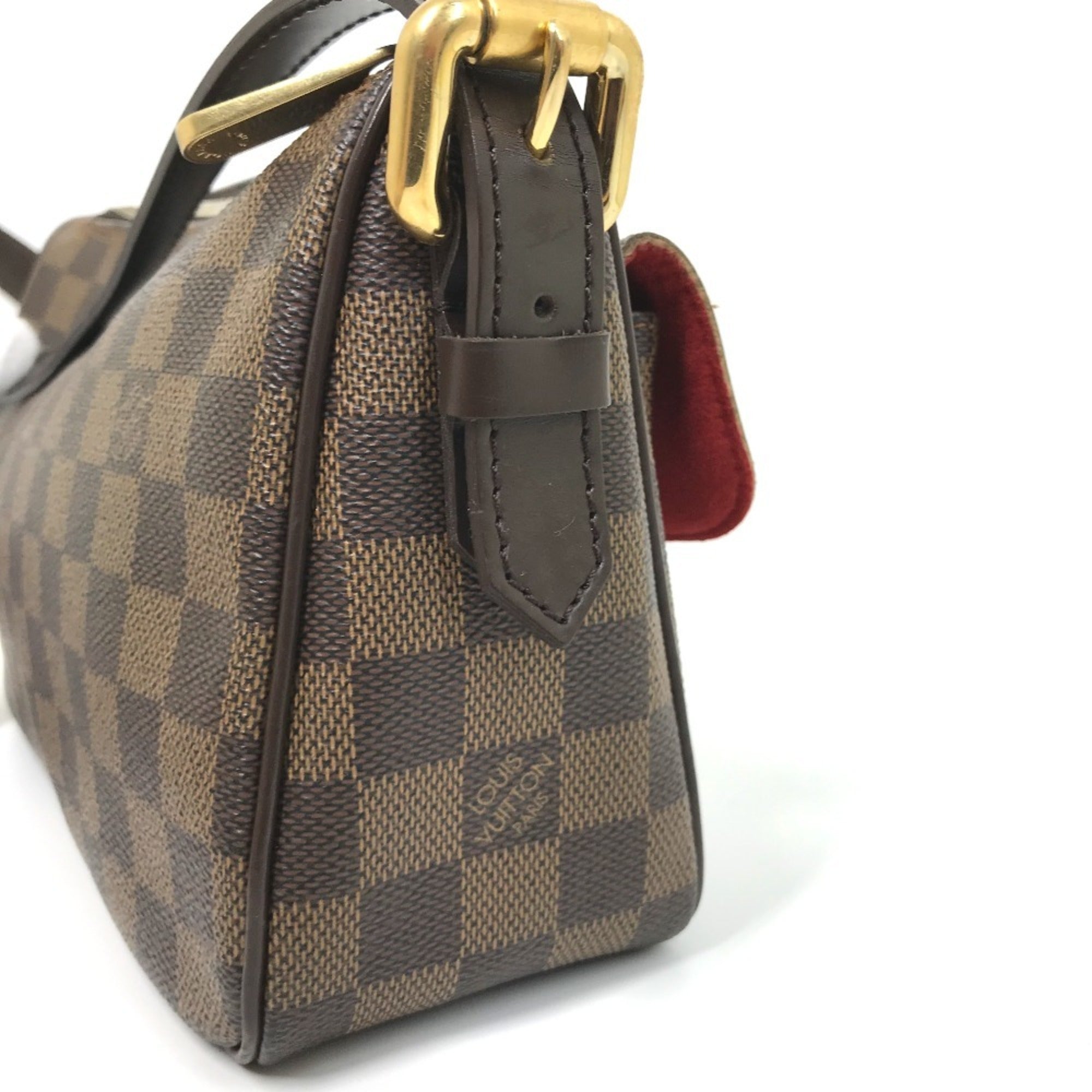 Louis Vuitton Brown Damier Canvas Ebene Damier Canvas Shoulder Bag (Pre-Owned)