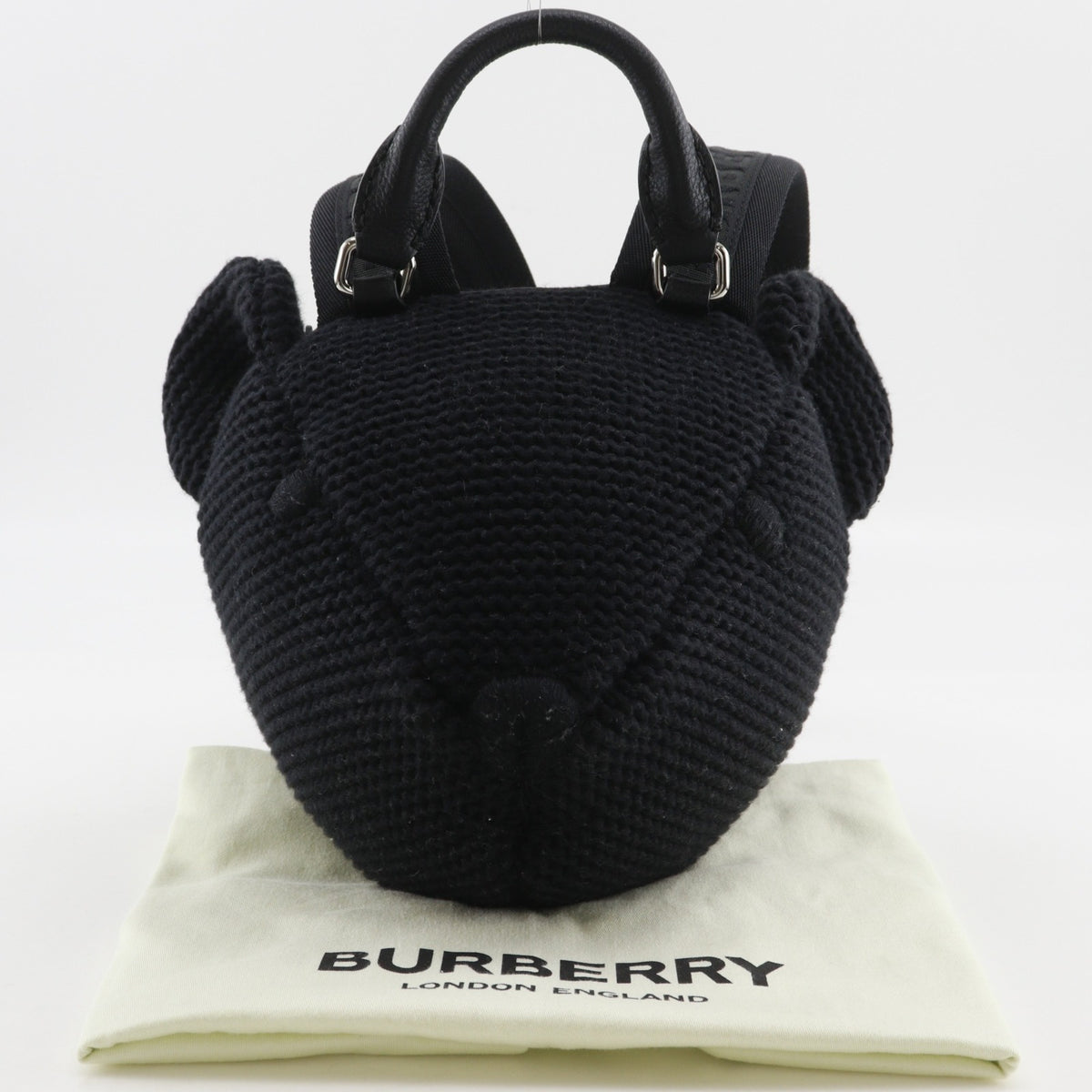 Burberry Black Cotton Backpack (Pre-Owned)