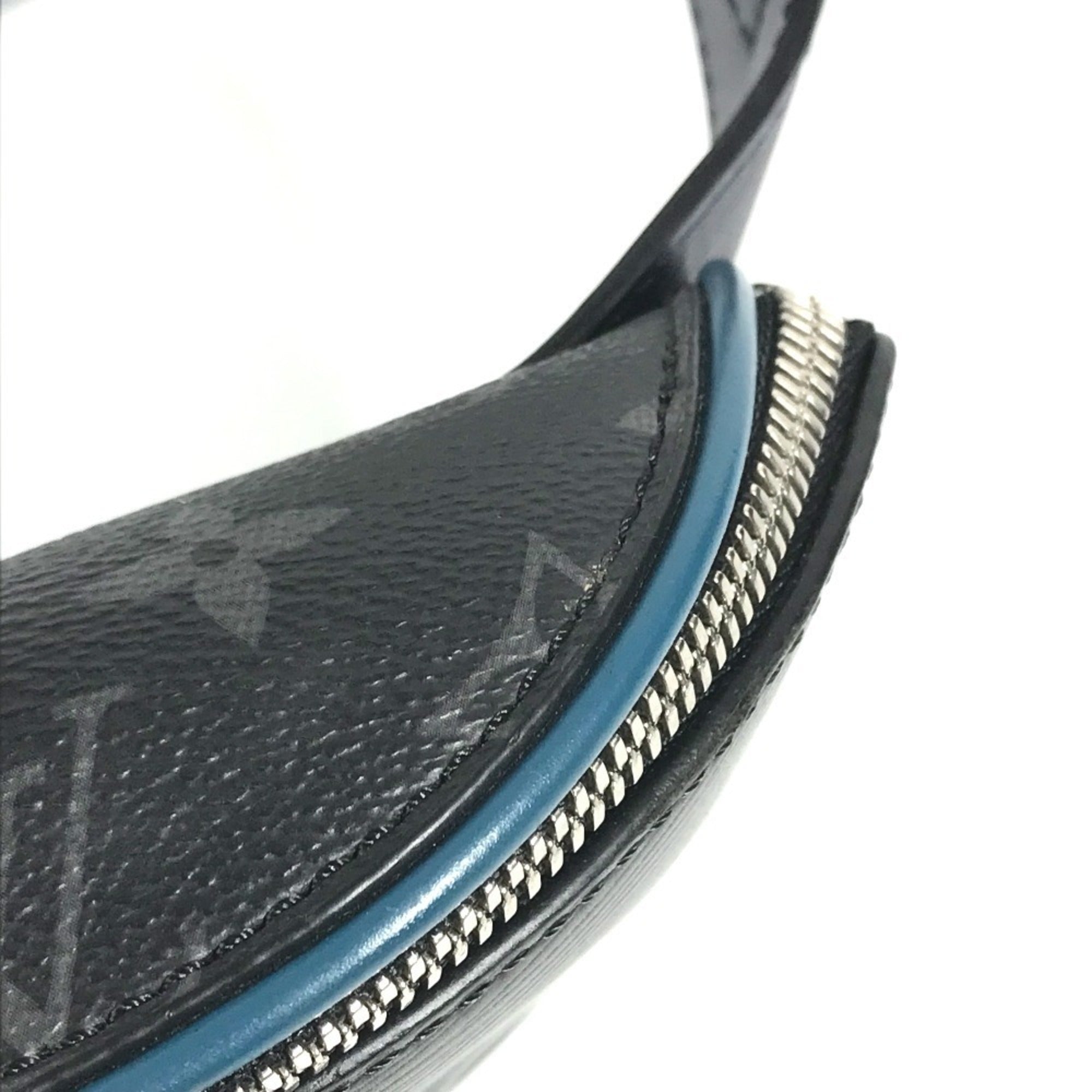 Louis Vuitton Blue Monogram Eclipse Navy Monogram Eclipse Epi Leather Fanny Pack Shoulder Bag (Pre-Owned)
